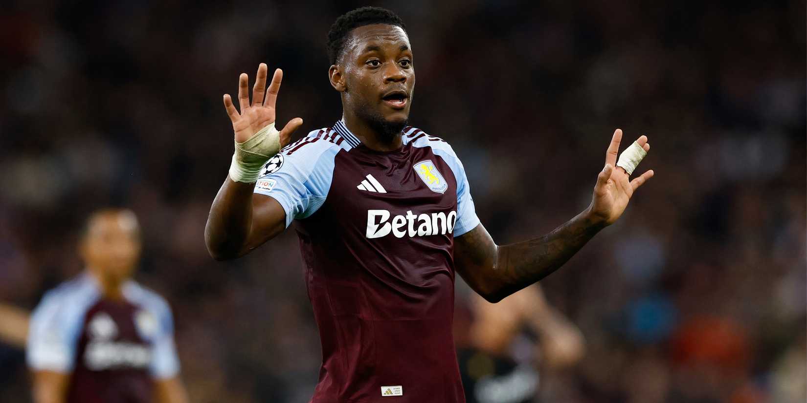 Aston Villa striker Jhon Duran