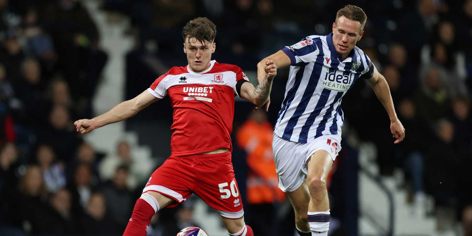 Ben Doak in action for Middlesbrough