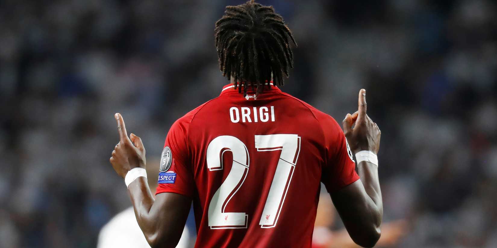 Divock Origi scores in the Champions League final