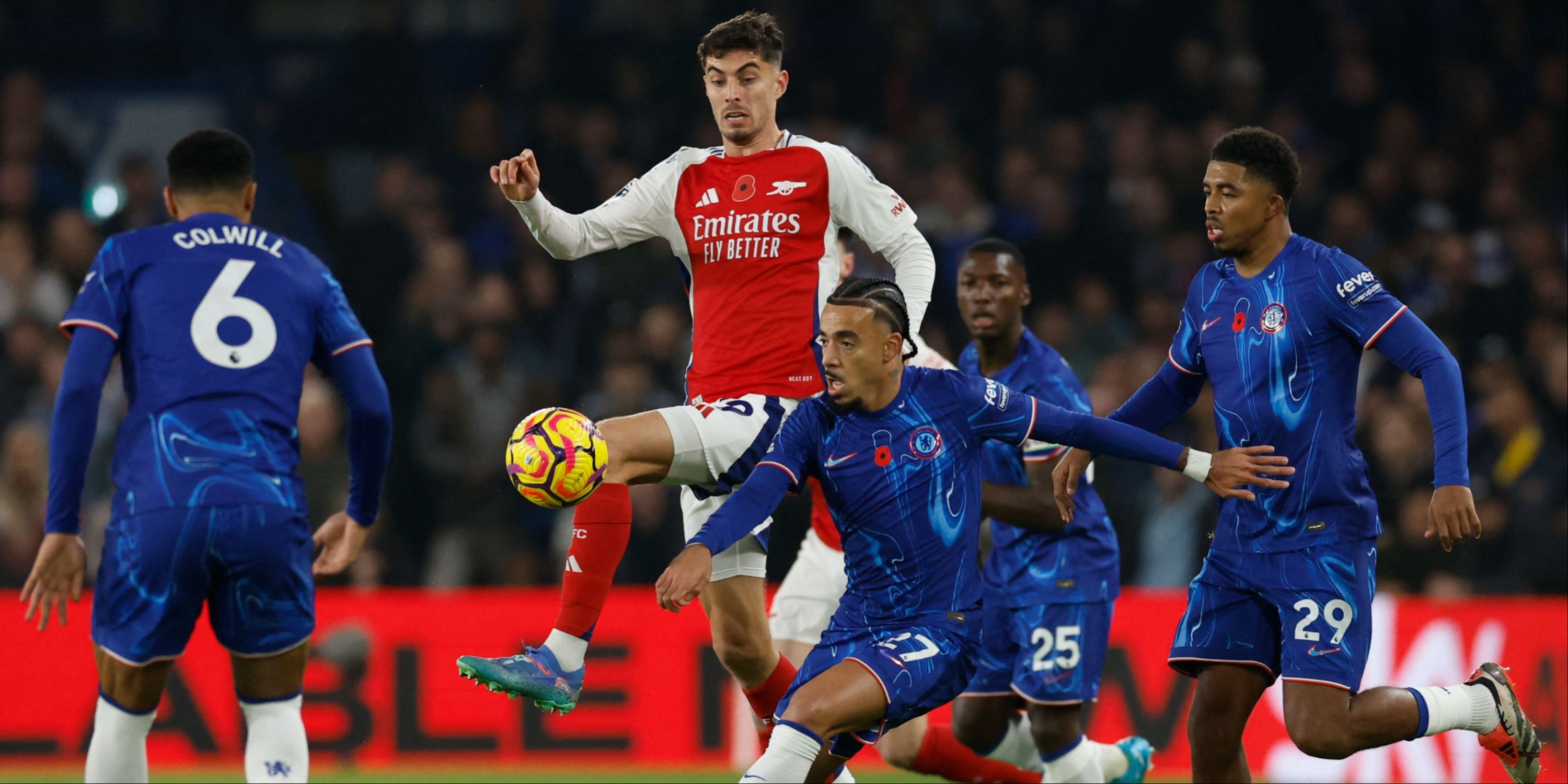 Gusto-Fofana-Colwill-Havertz-Arsenal-Chelsea