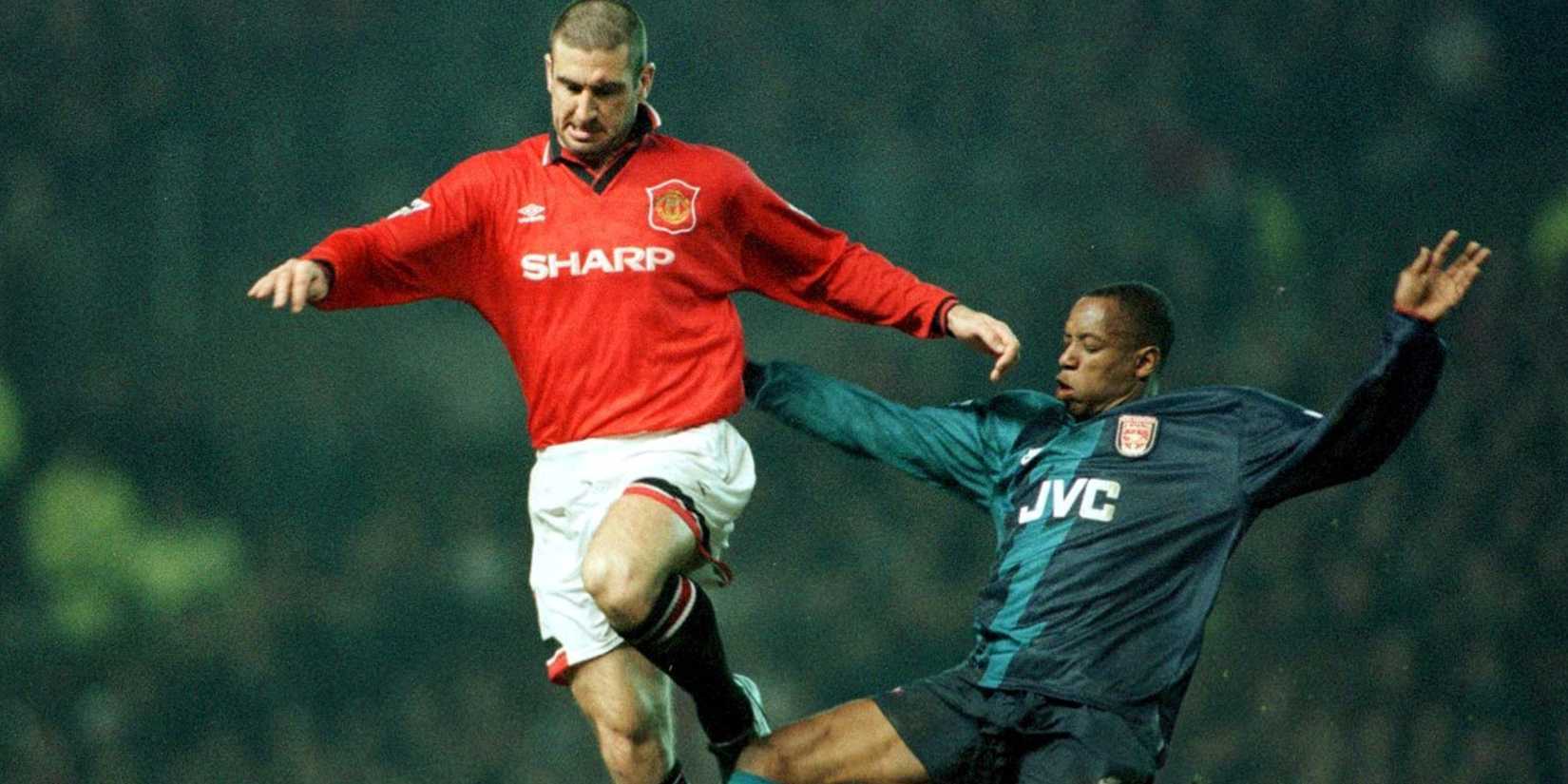 Ian Wright Eric Cantona Arsenal Man Utd 1996