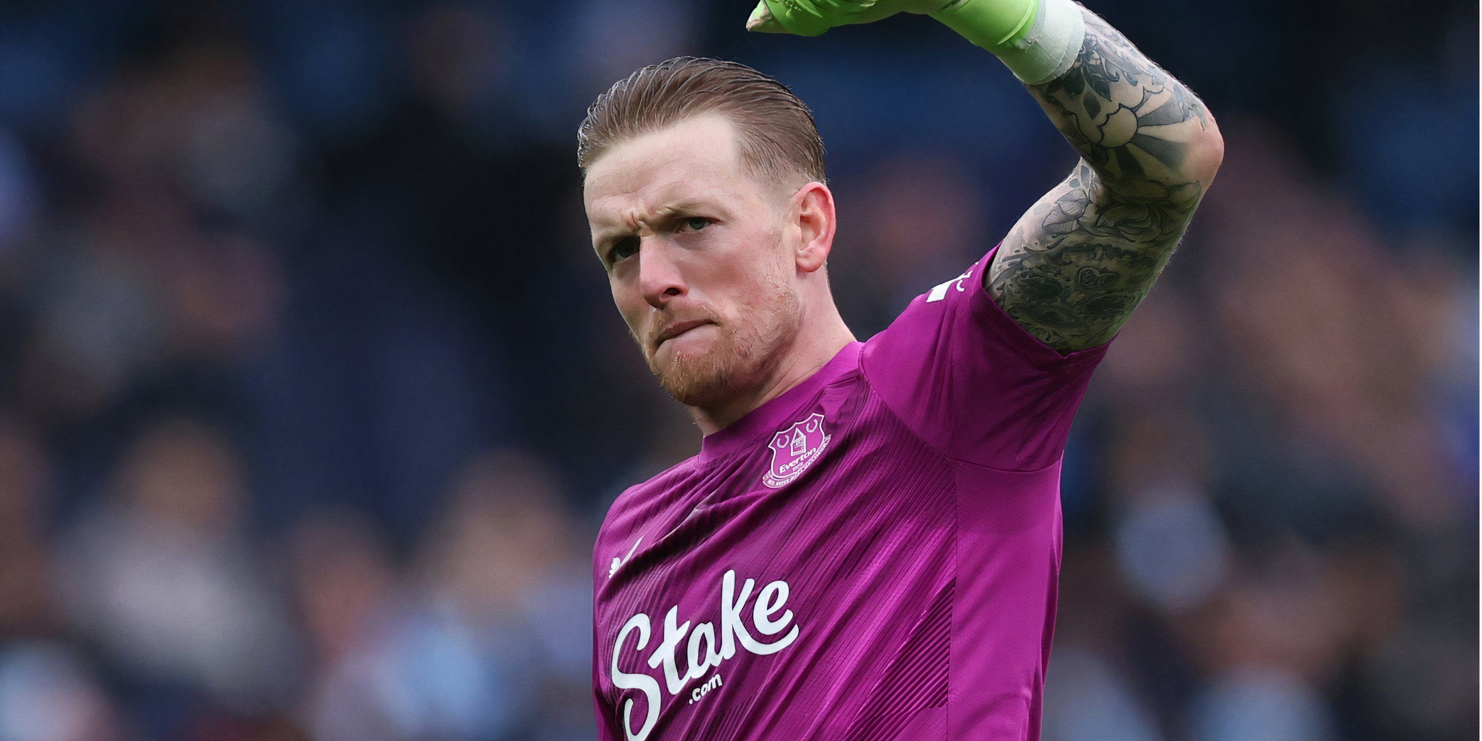 Everton goalkeeper Jordan Pickford