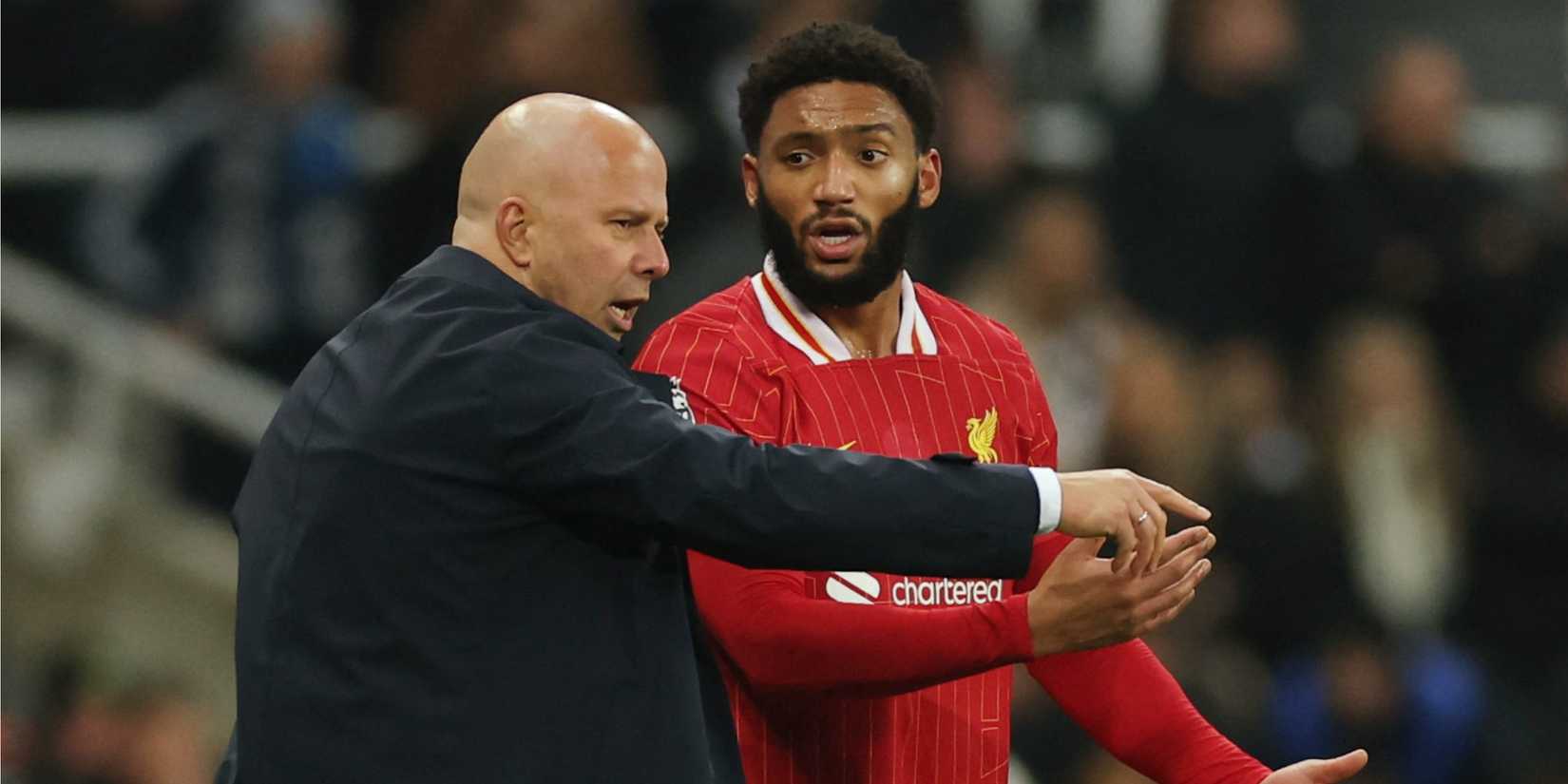 Liverpool defender Joe Gomez