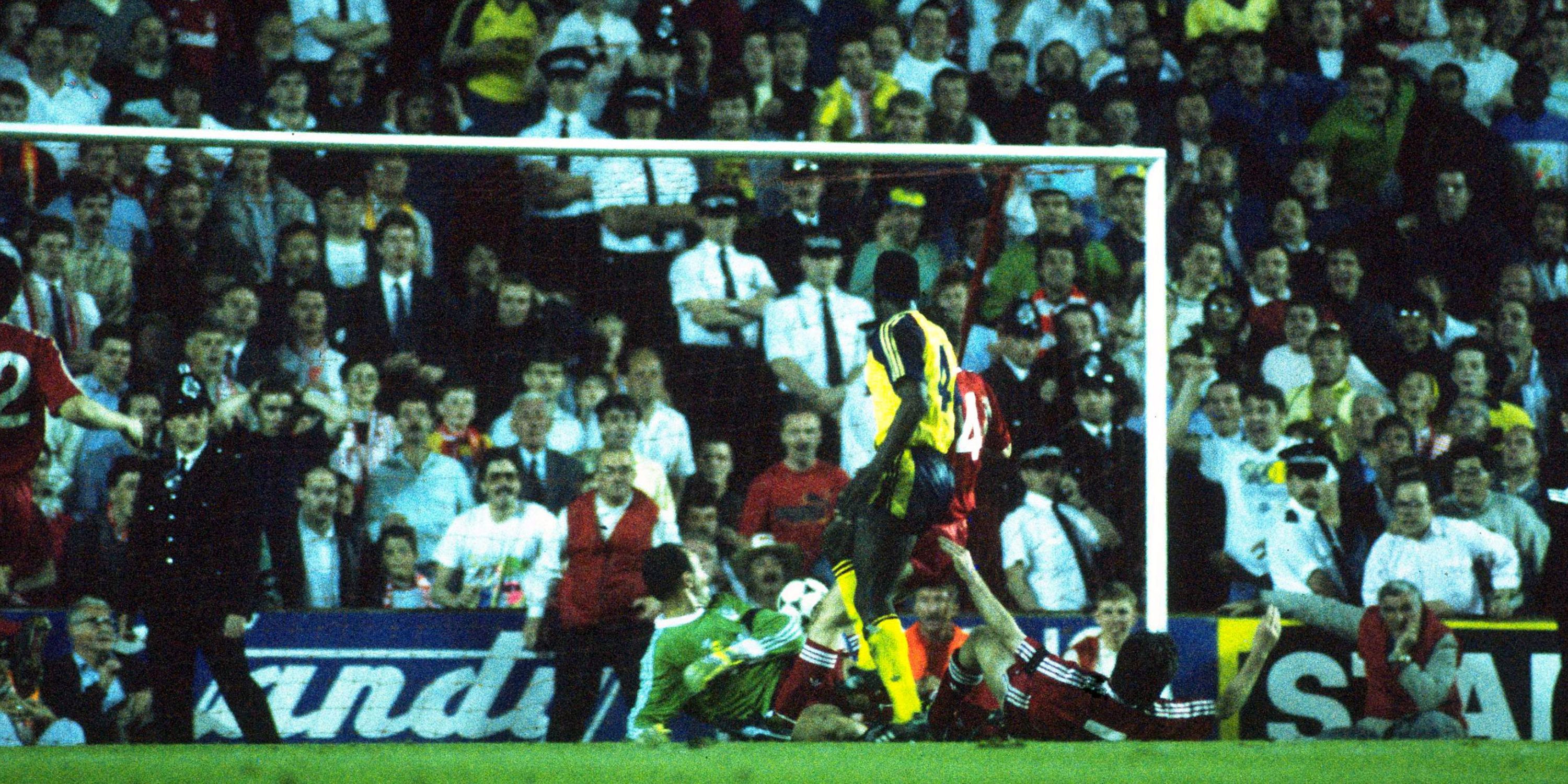 Arsenal's Michael Thomas goal against Liverpool in 1989