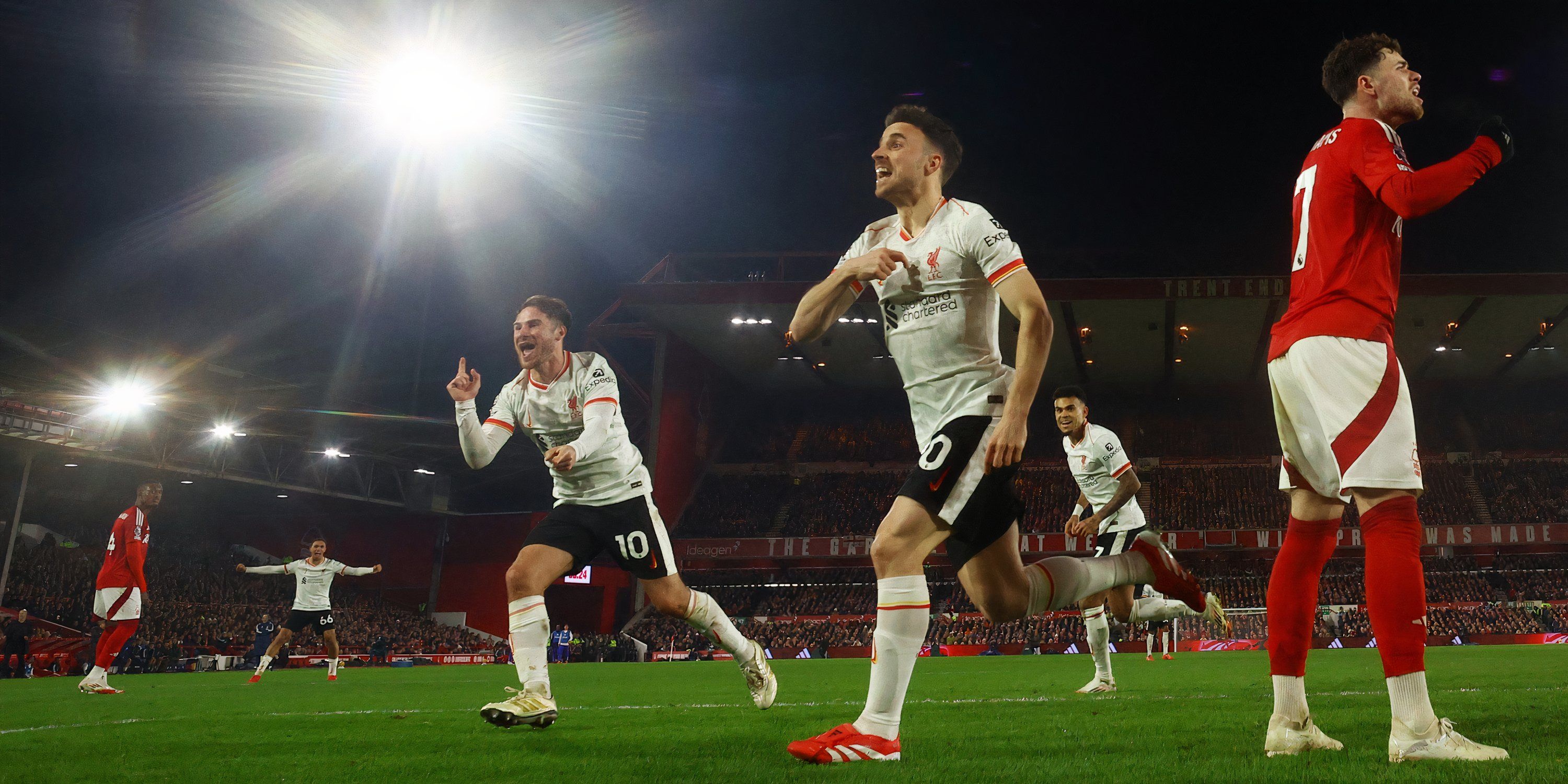 Diogo Jota celebrates with Liverpool