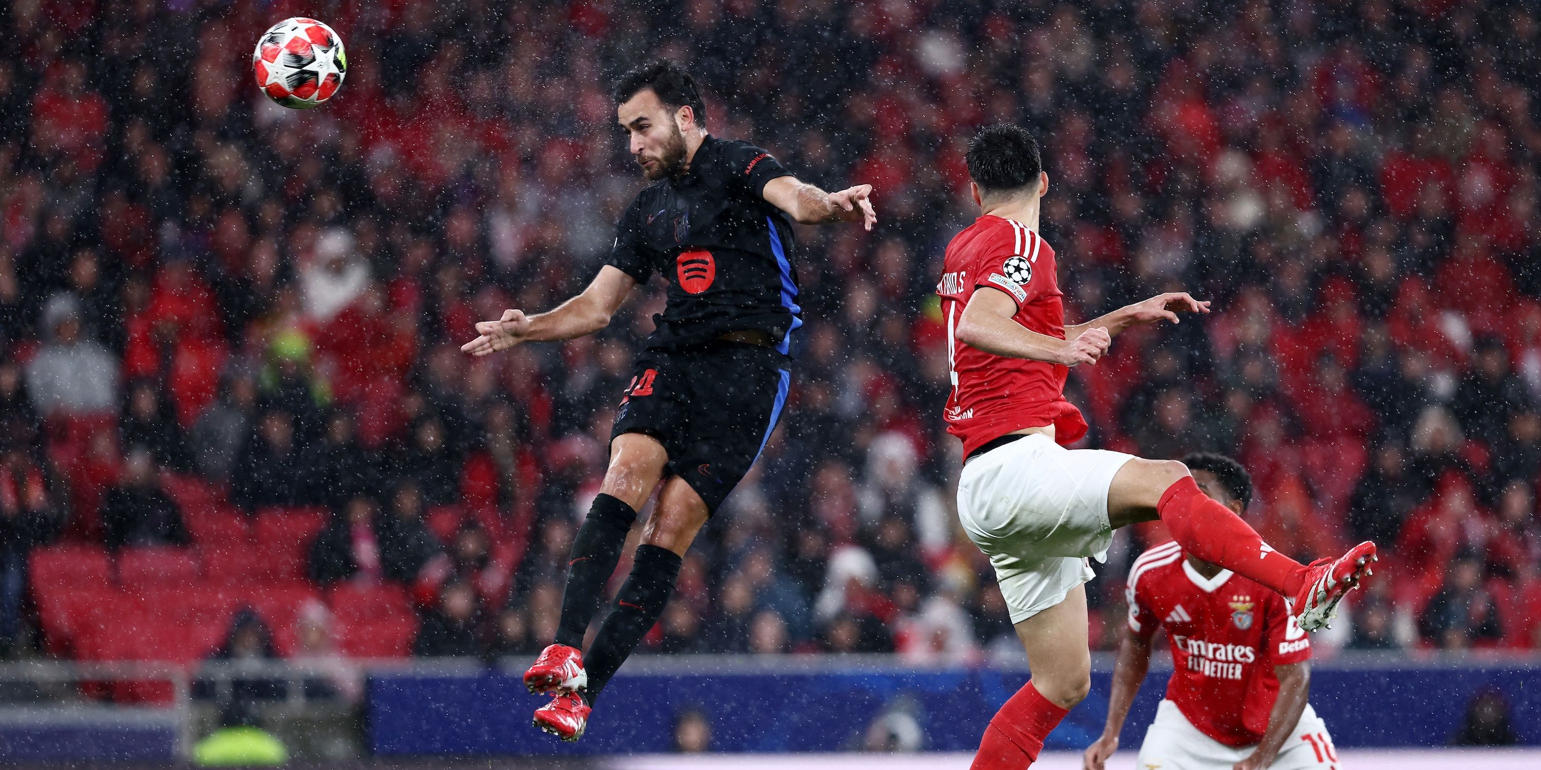 FC Barcelona's Eric Garcia scores their fourth goal