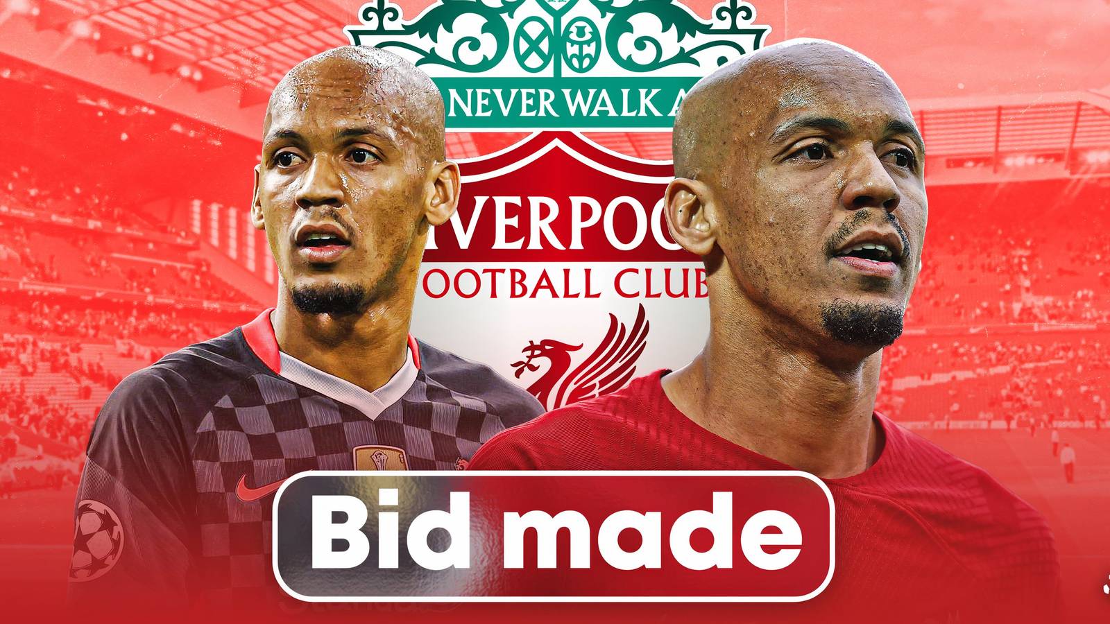 Liverpool submit bid to sign their best defensive midfielder since Fabinho