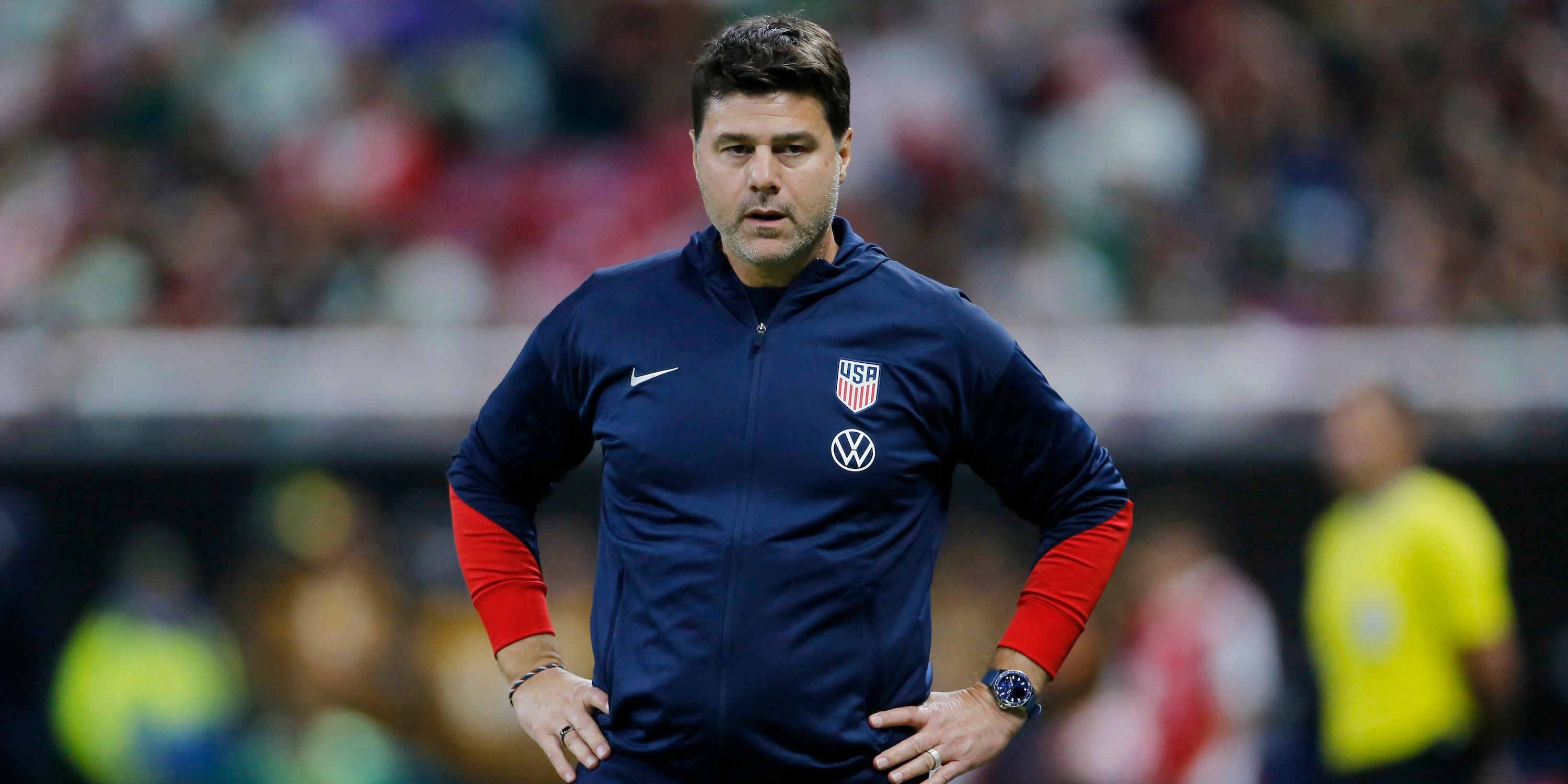 Mauricio Pochettino coach of U.S. during the match