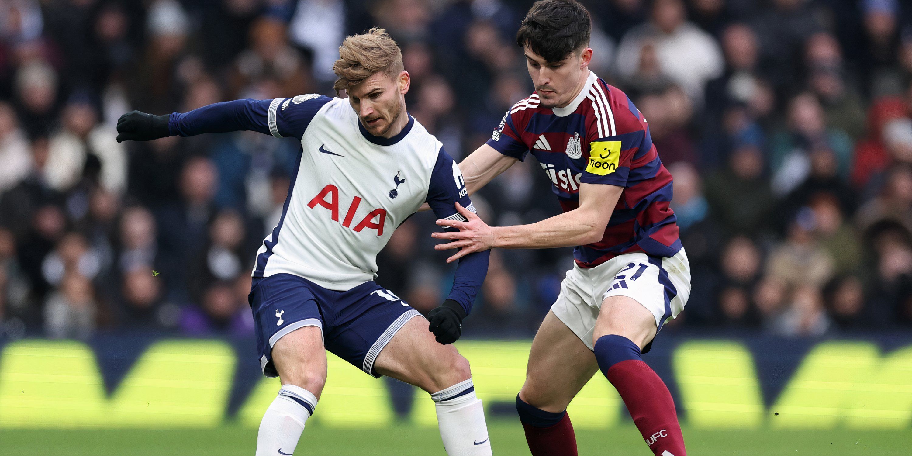 Timo Werner in action for Tottenham