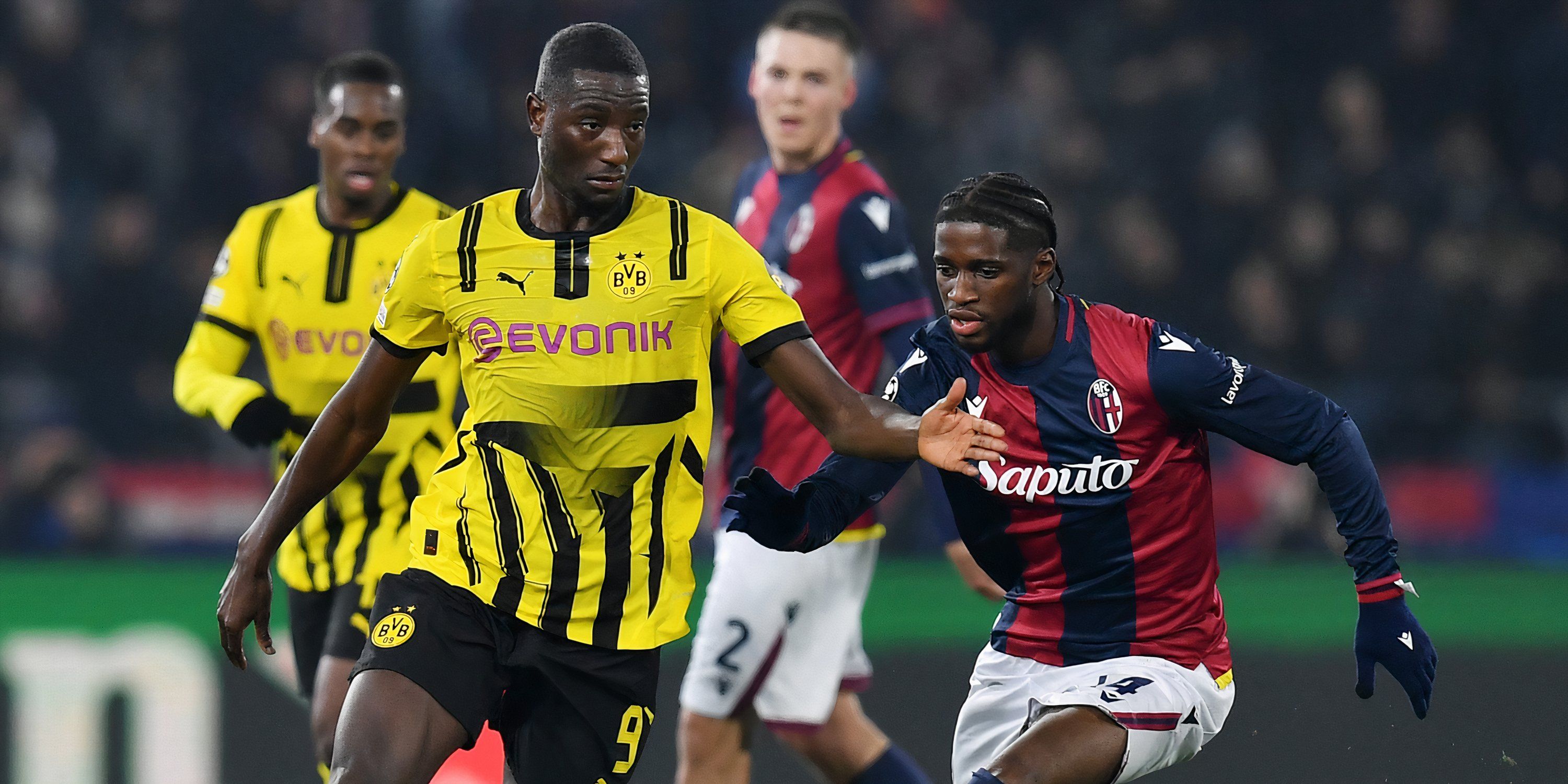 Bologna-Dortmund-Champions-League-Guirassy-Eling-Junior