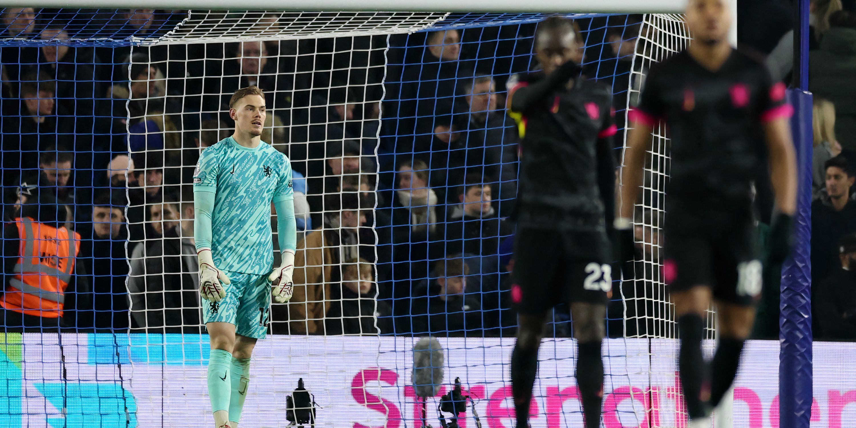 Chelsea goalkeeper Filip Jorgensen