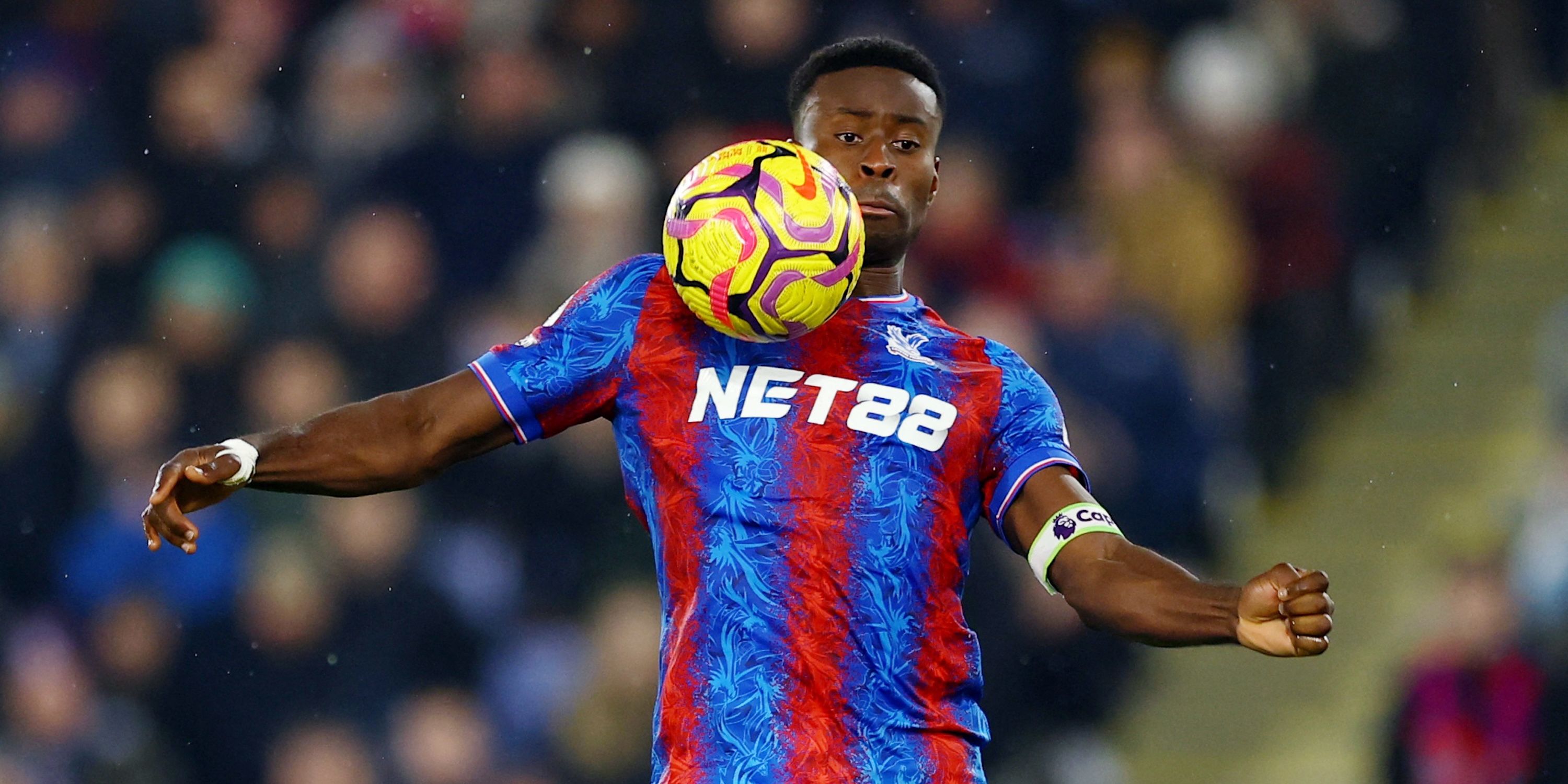 Crystal Palace's Marc Guehi in action 