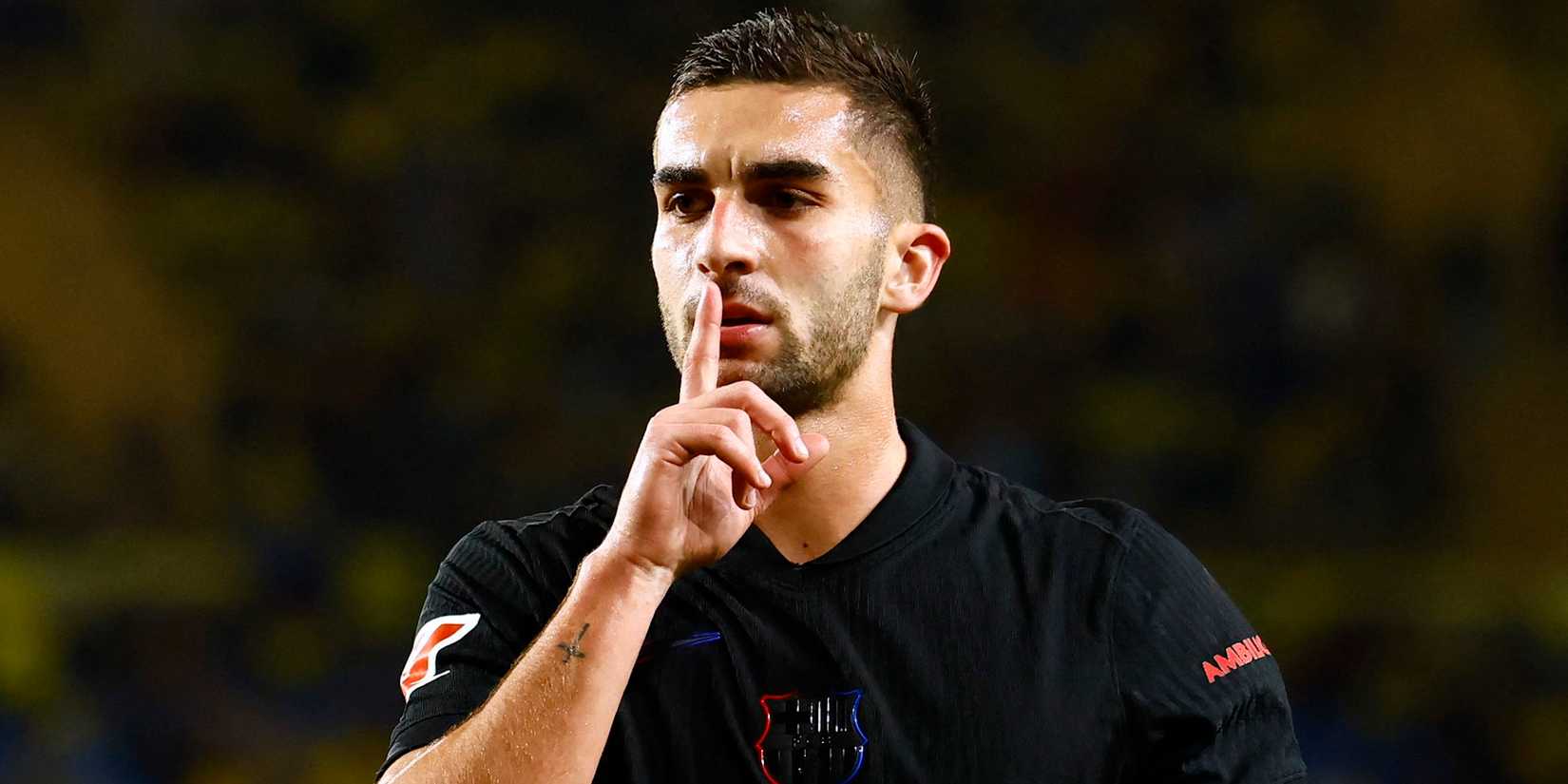 FC Barcelona's Ferran Torres celebrates second goal 