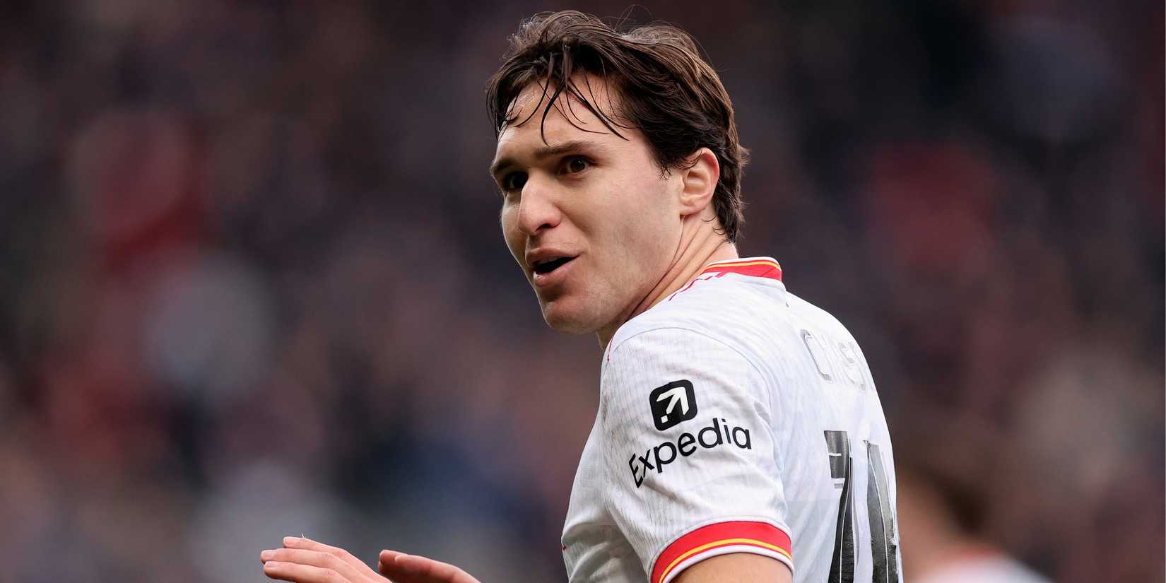 Federico Chiesa in action for Liverpool