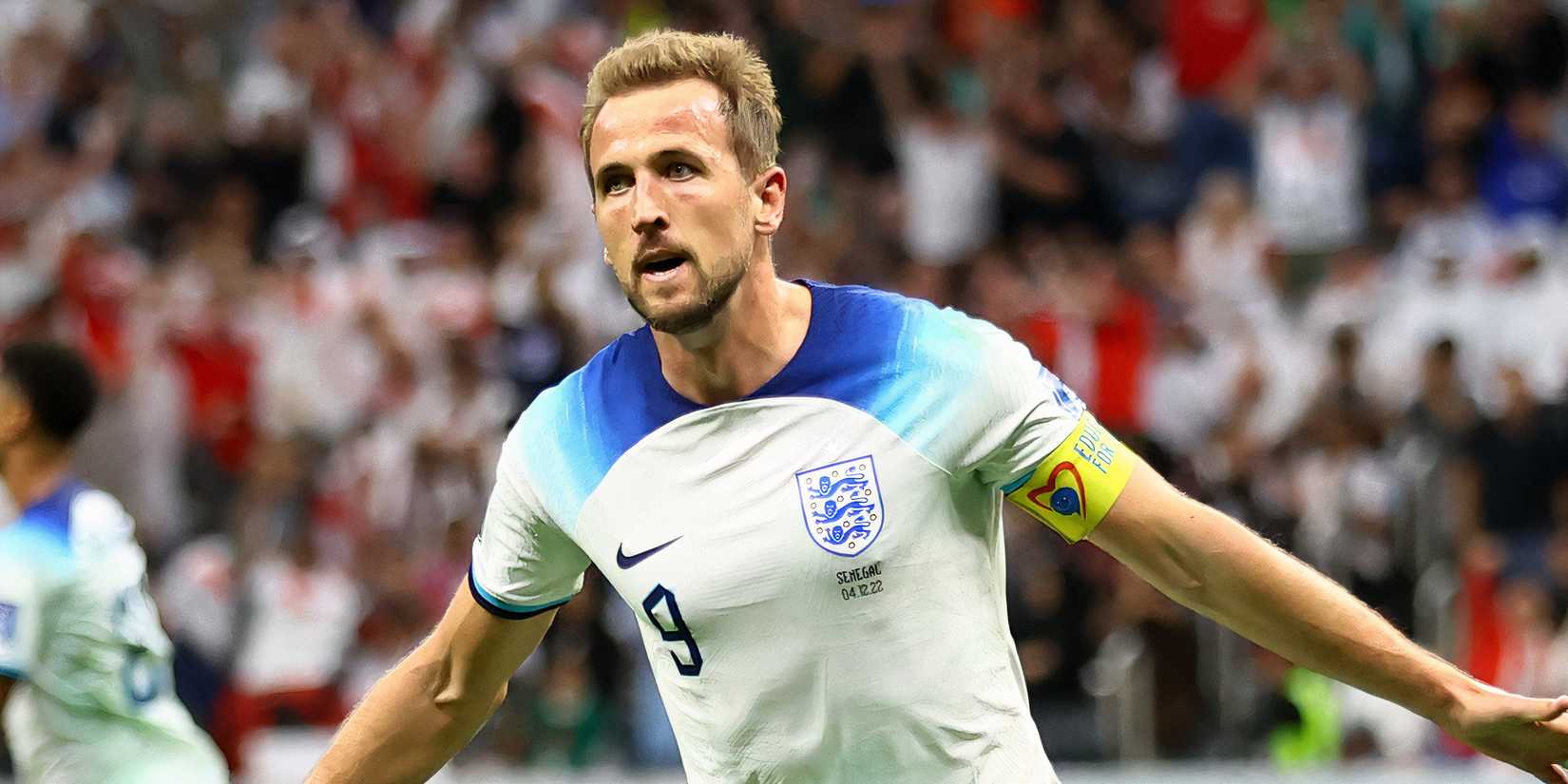 Harry Kane pela Inglaterra na Copa do Mundo