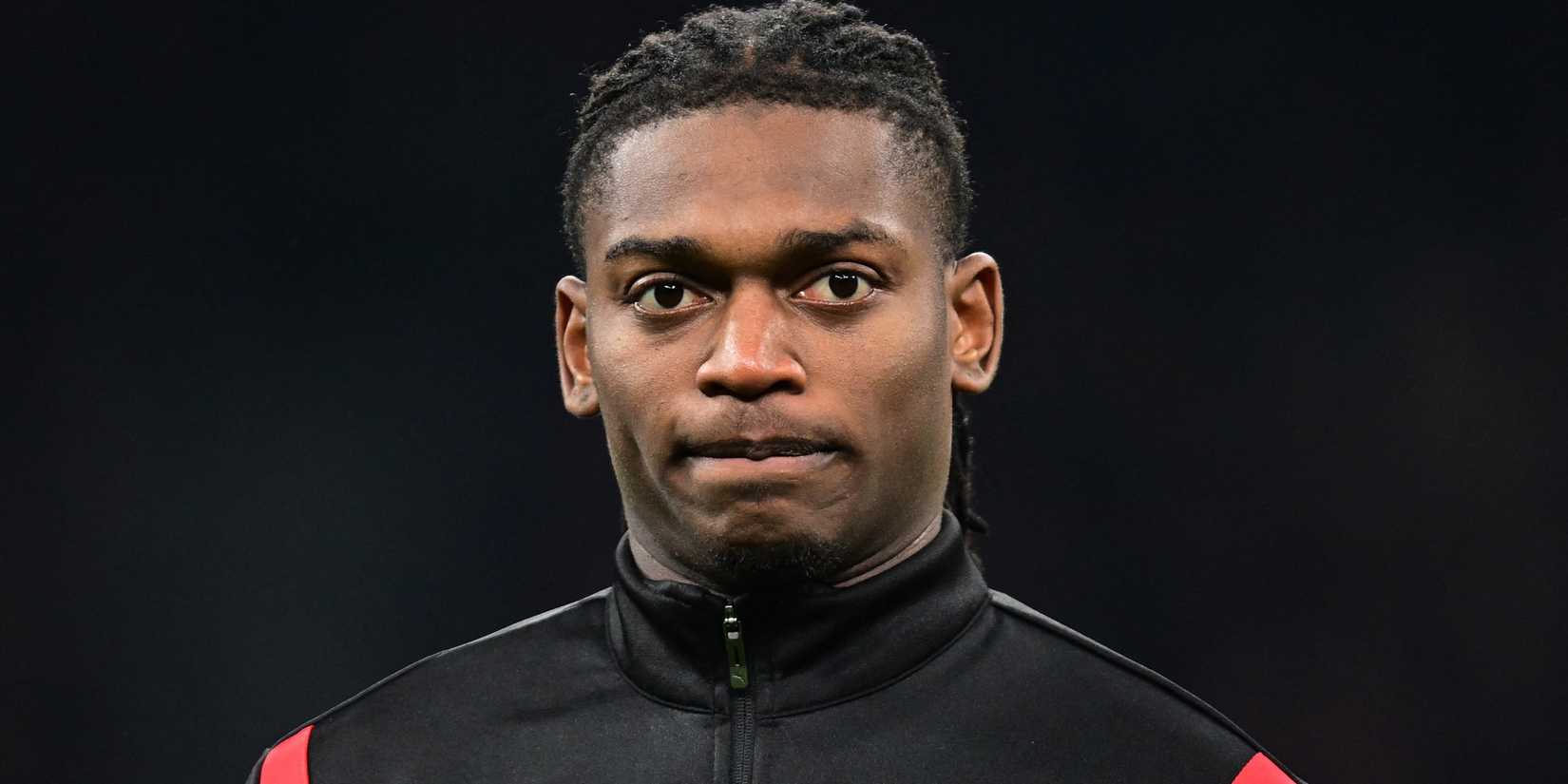 AC Milan's Rafael Leao before the match