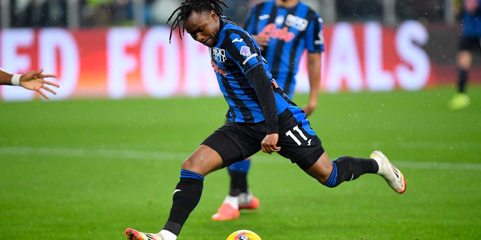 Atalanta's Ademola Lookman in action