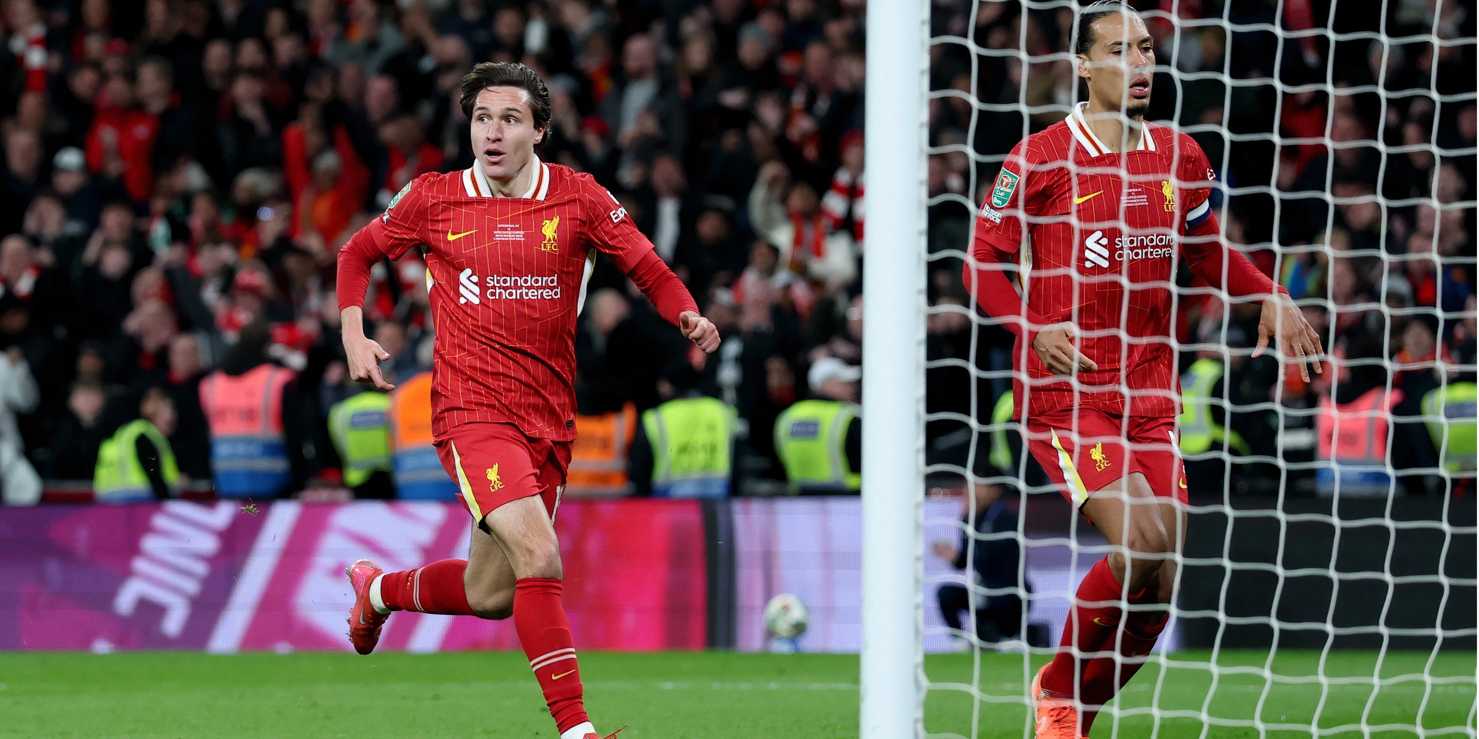 Federico Chiesa scores for Liverpool