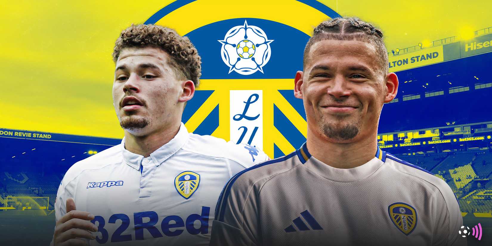 Kalvin Phillips com a camisola do Leeds