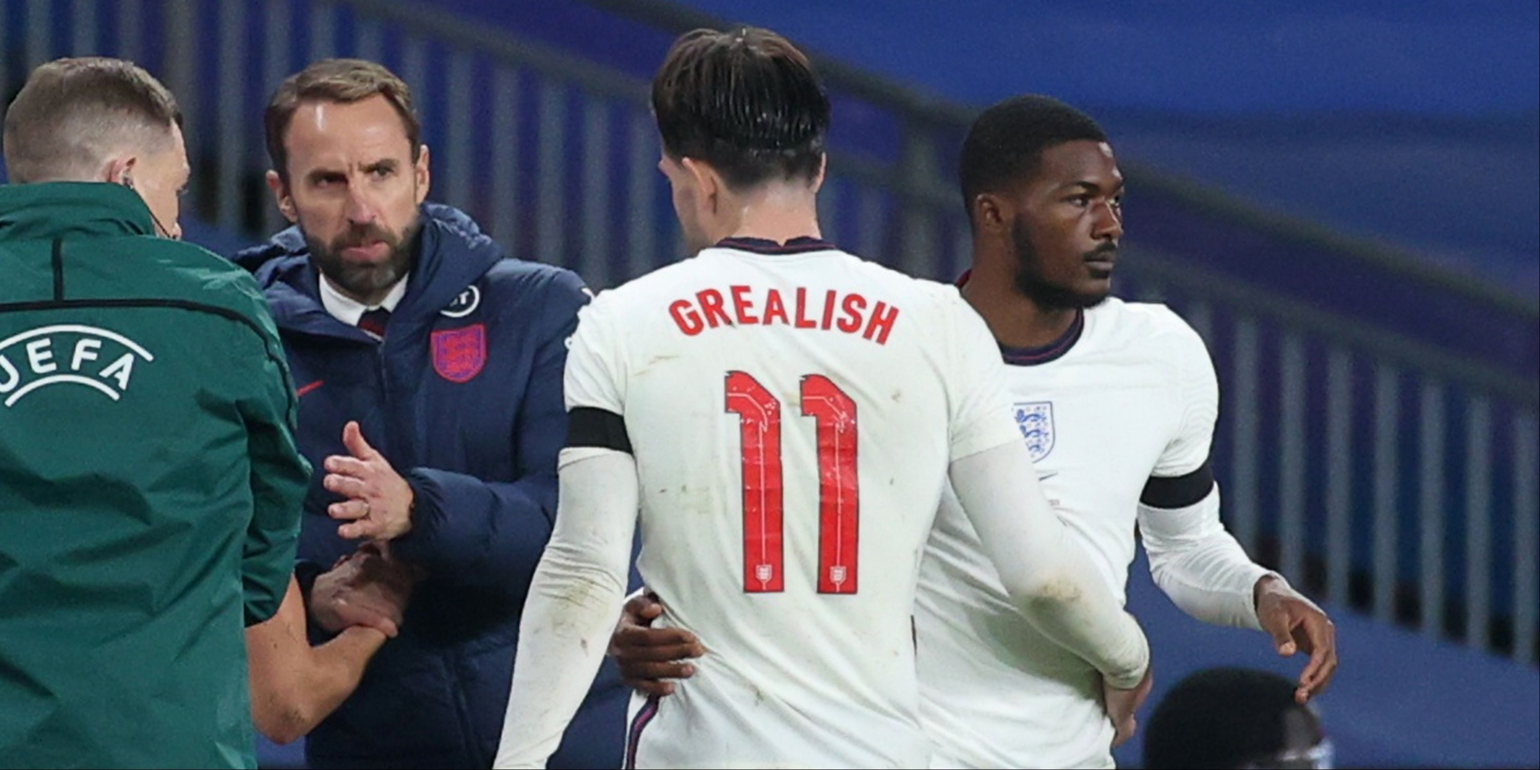 Maitland-Niles-Southgate-Grealish-England