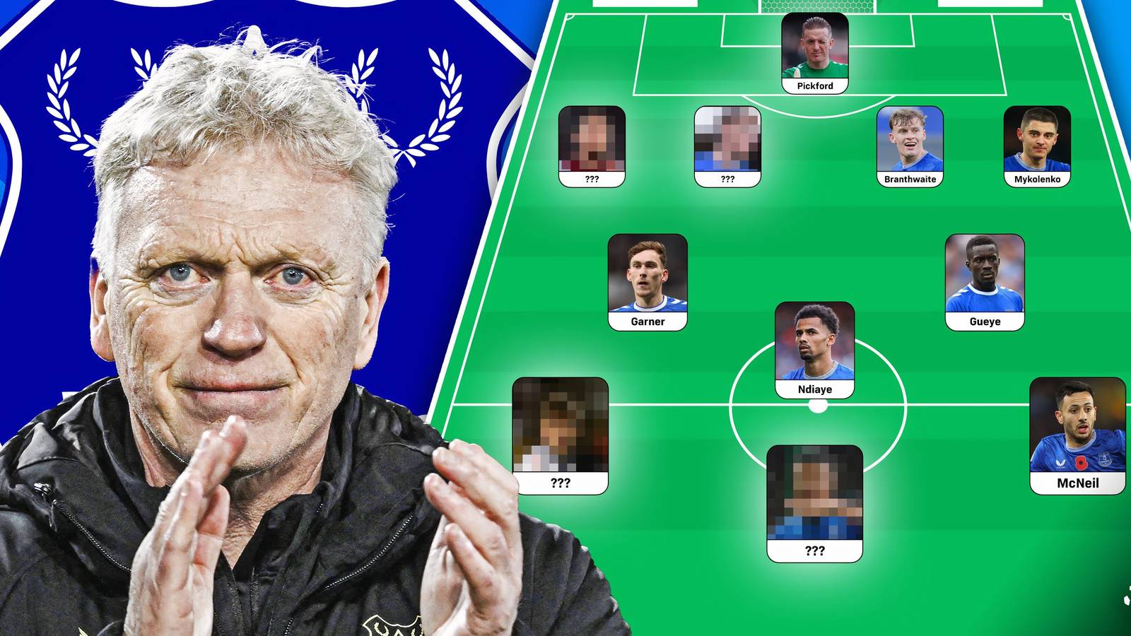 Moyes' dream XI at Everton: The new Ousmane Dembele signs, DCL finally axed