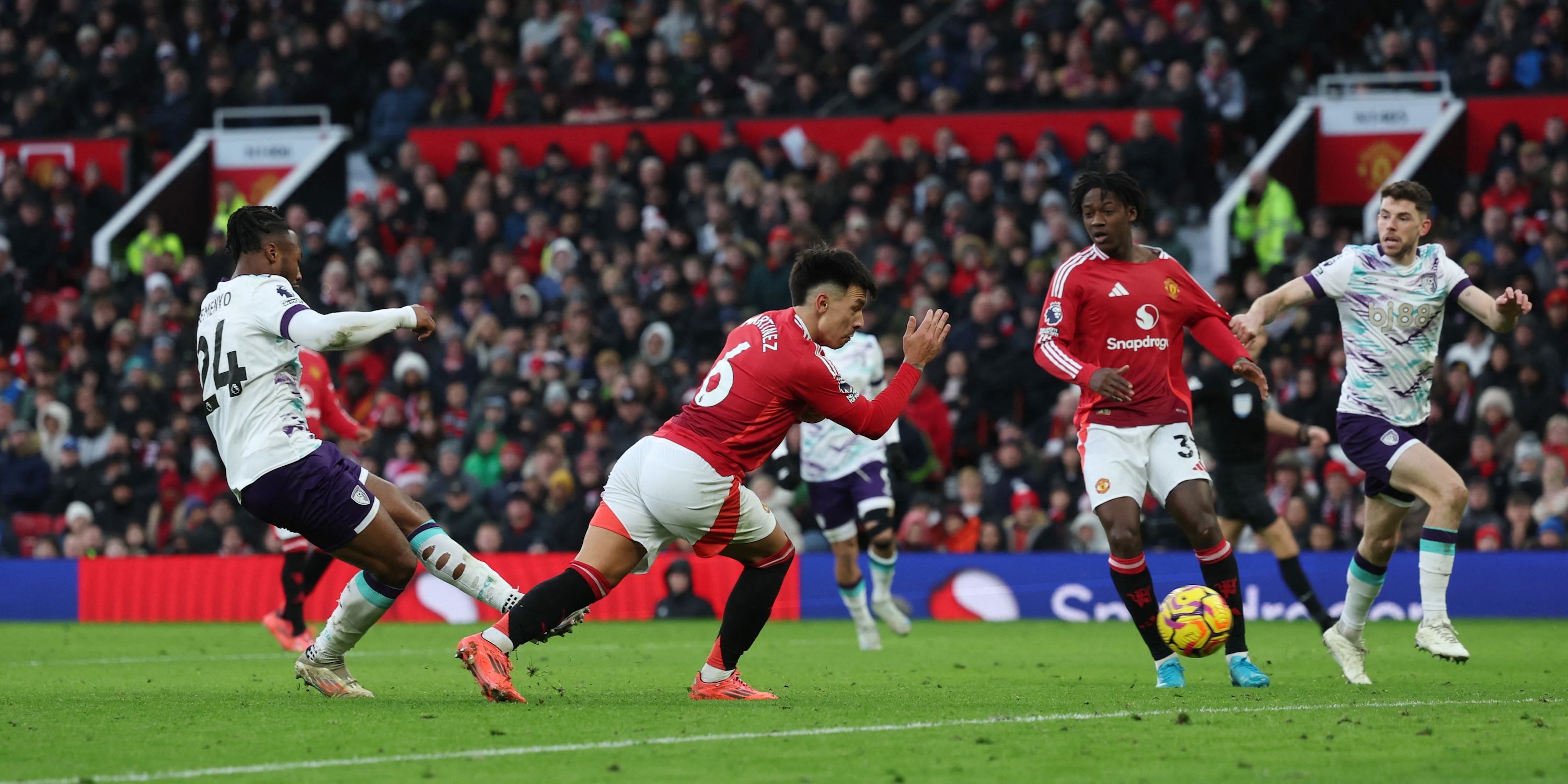 AFC Bournemouth's Antoine Semenyo hit the third goal