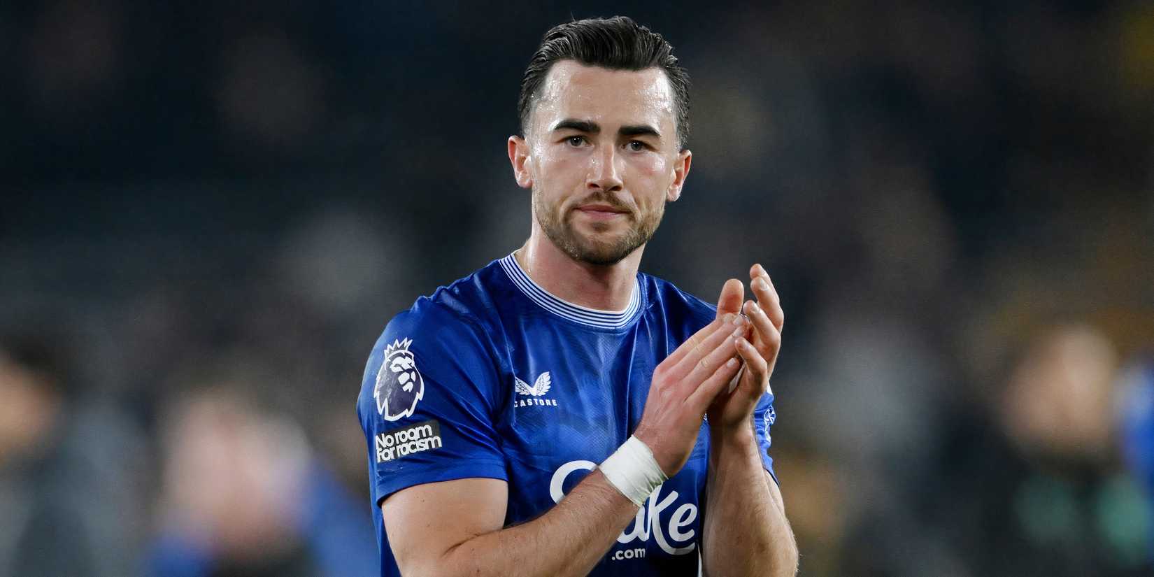 Everton winger Jack Harrison