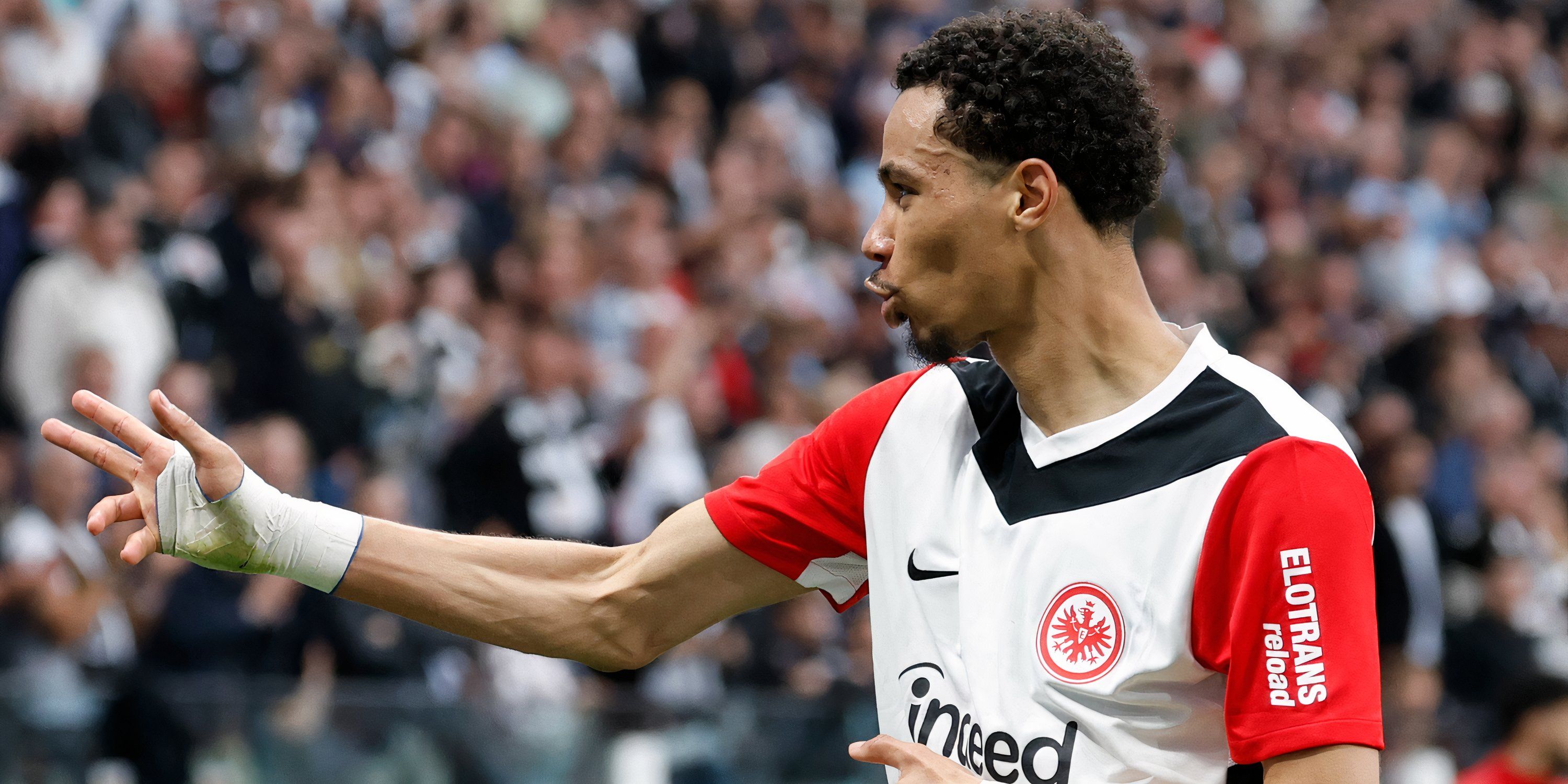 Frankfurt striker Hugo ICITIC