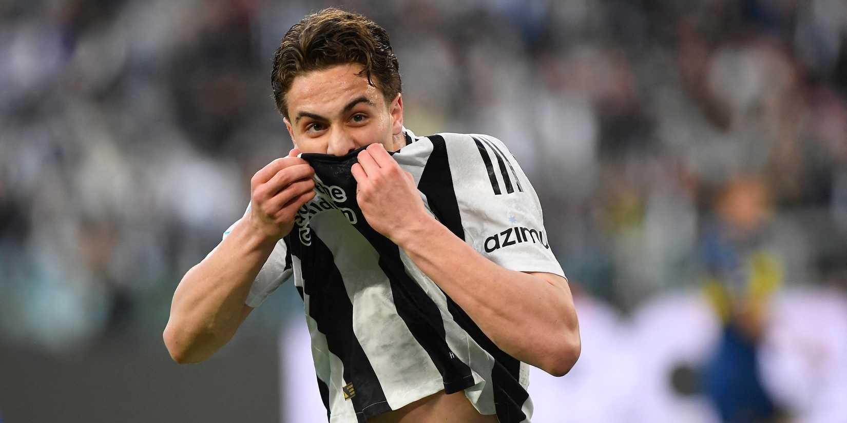 Juventus celebrates Kenan Yildiz