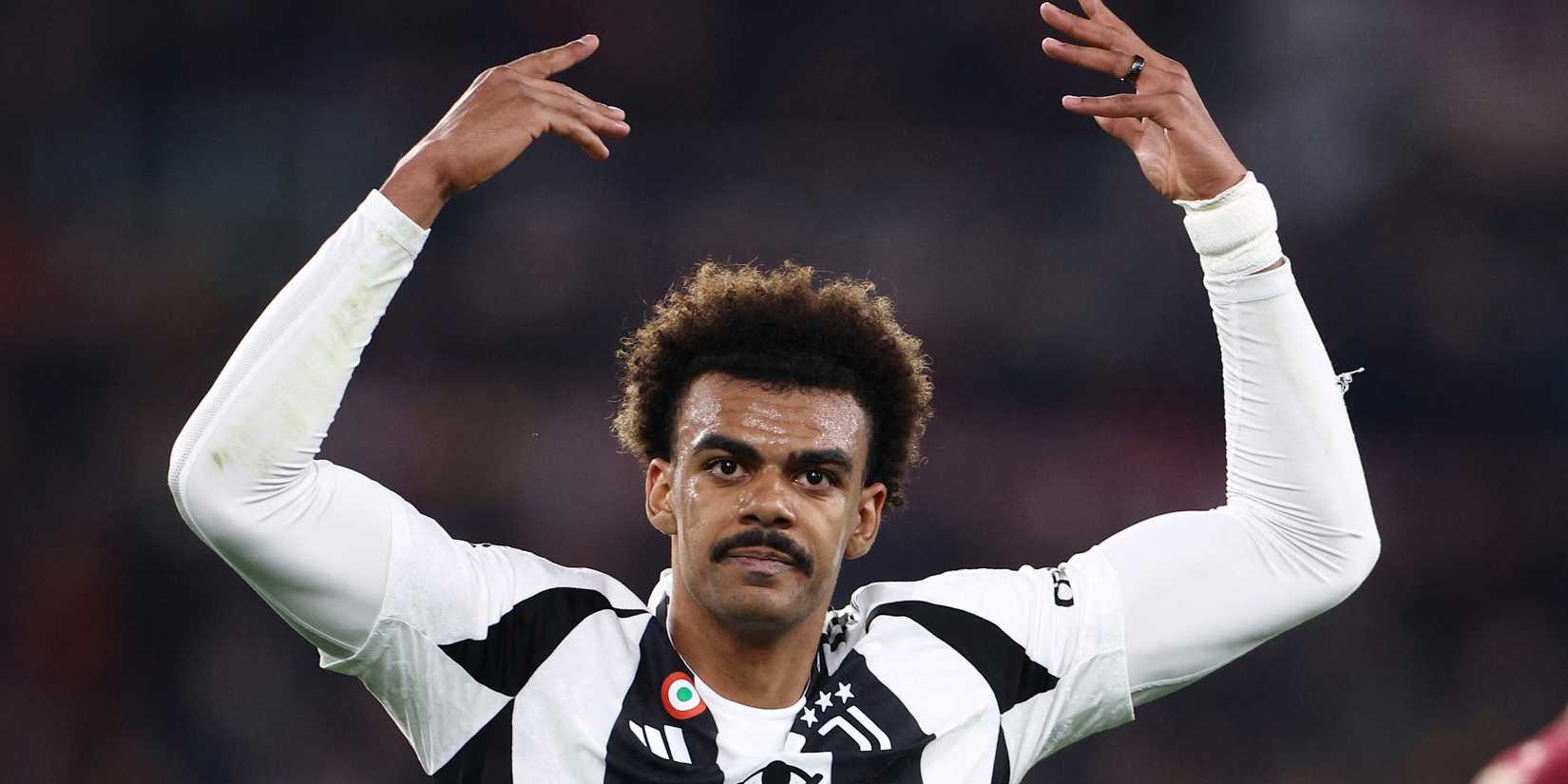 Juventus Renato Veiga reacts