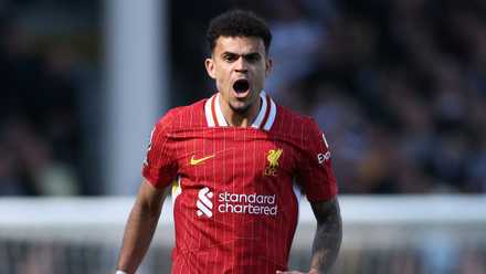 Liverpool forward Luis Diaz