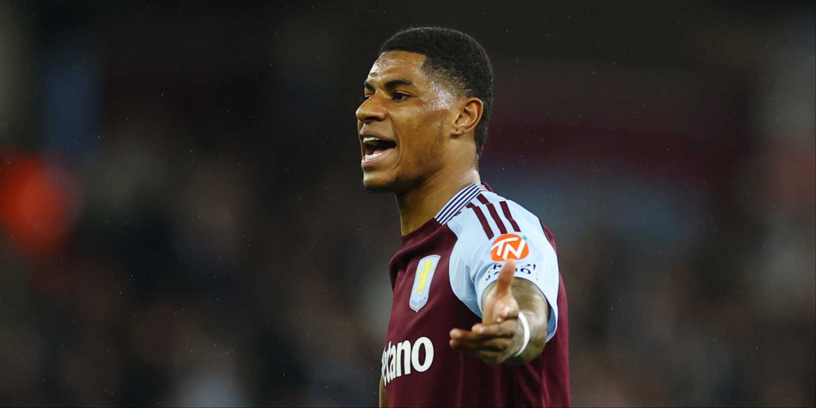 Marcus Rashford Aston Villa