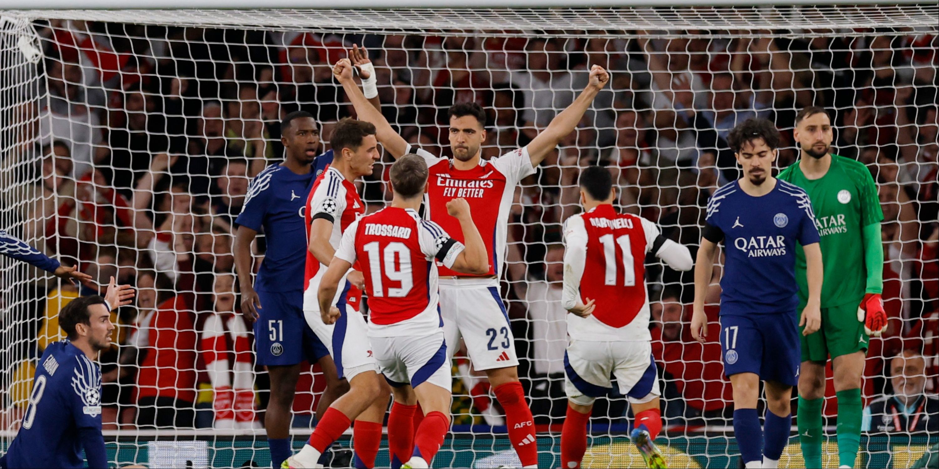 Martinelli-Merino-Trossard-Kiwior-Arsenal