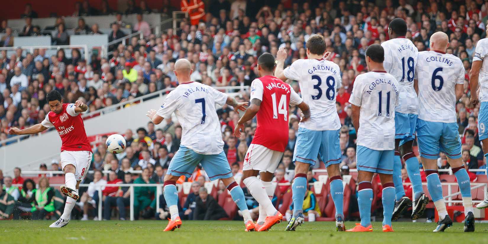 Ranking Arsenal's best free-kicks of all time after Declan Rice's heroics