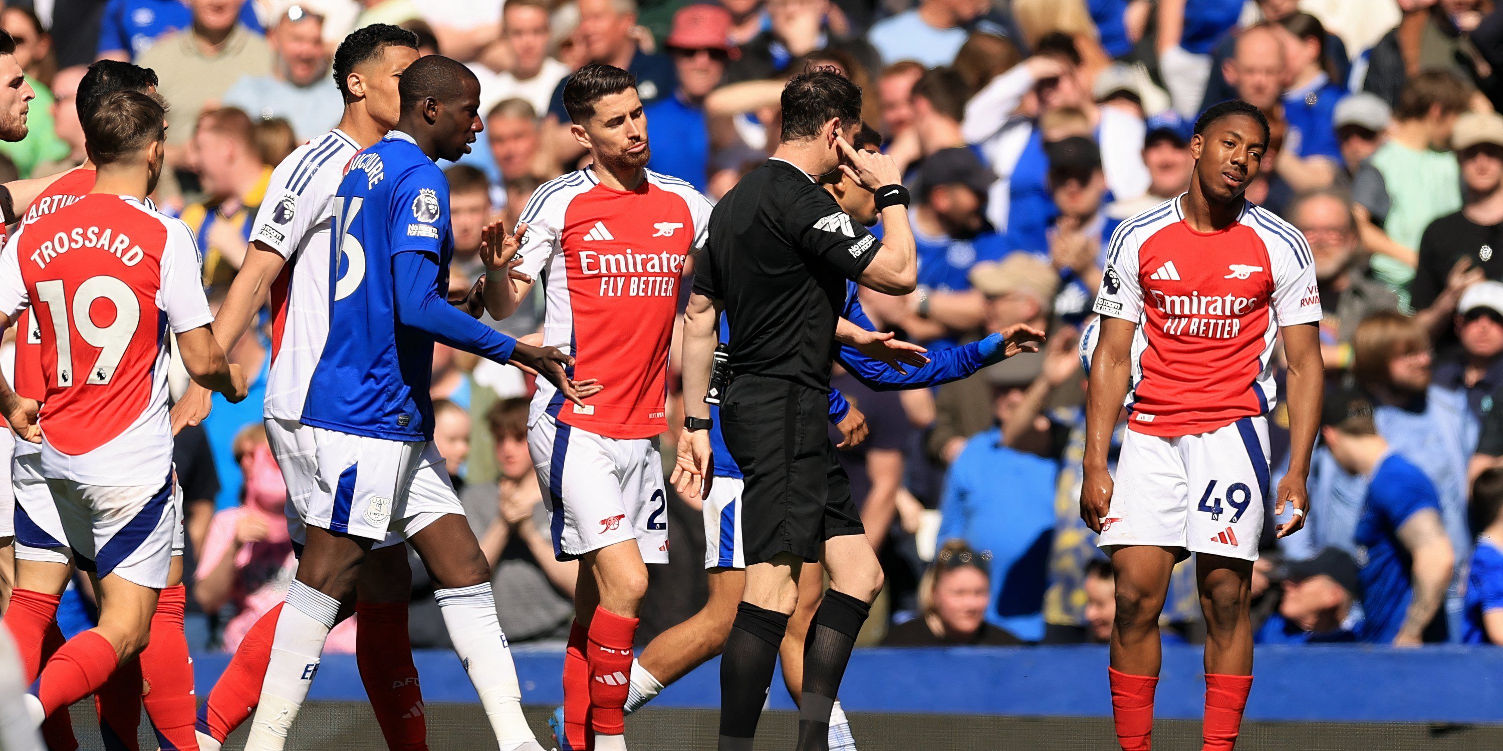Myles Lewis-Skelly concedes a penalty