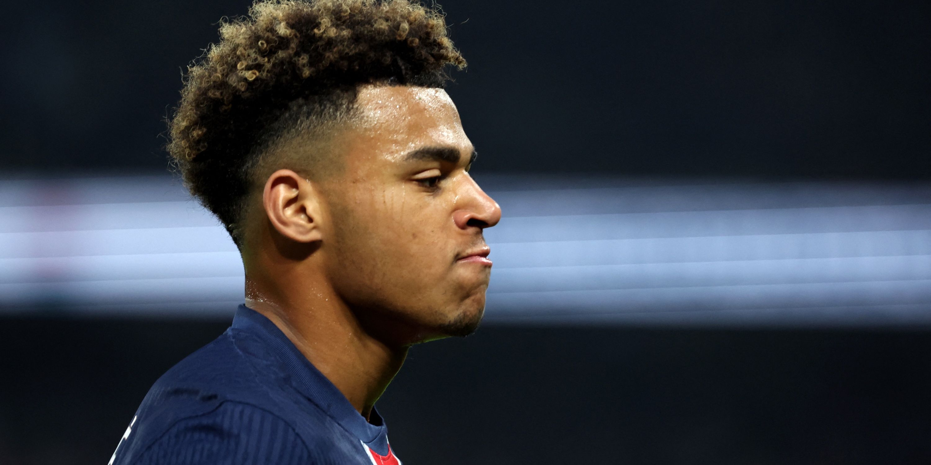 Paris Saint-Germain's Desire Dui's Reaction