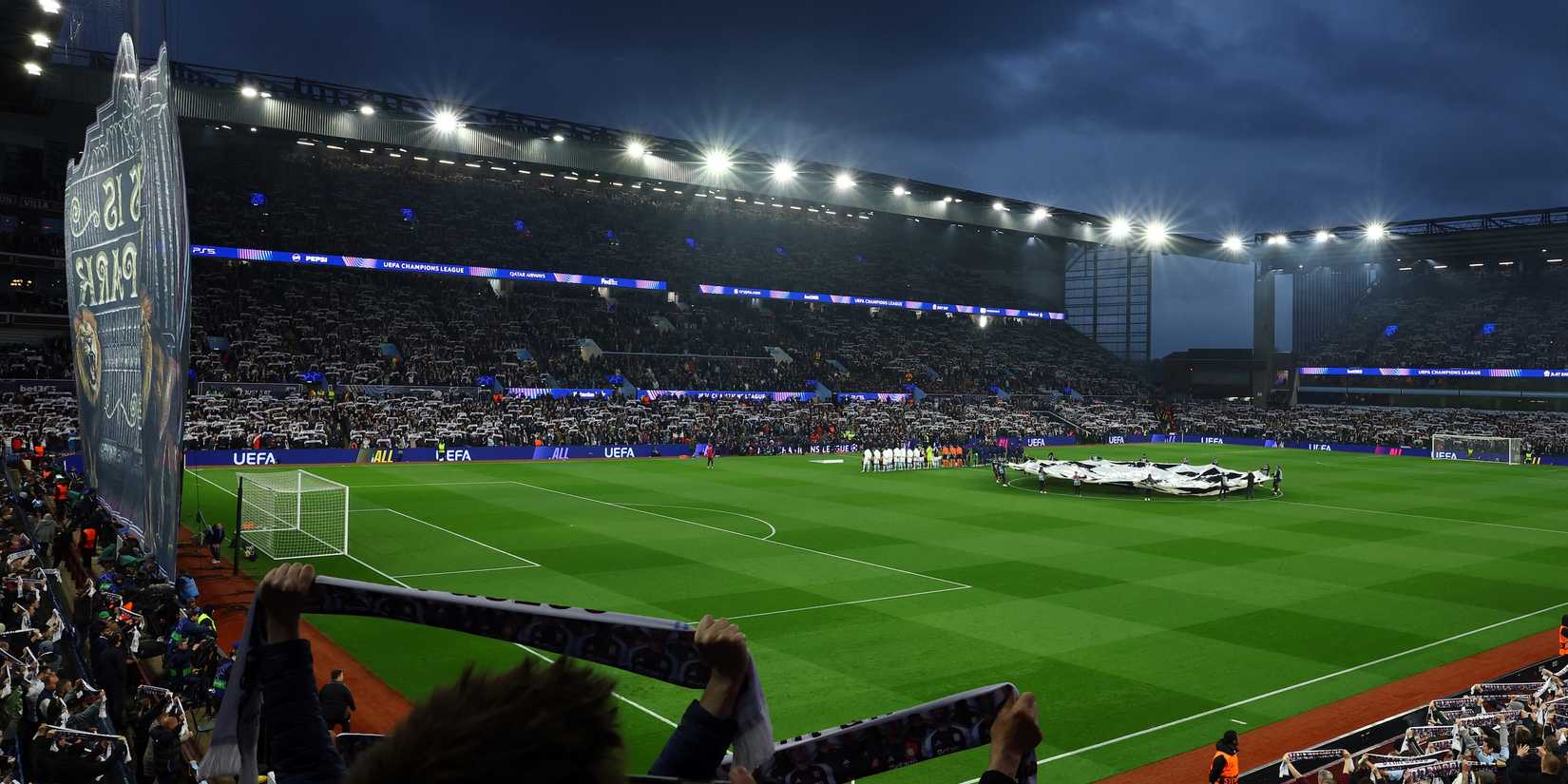 Villa Park before the match