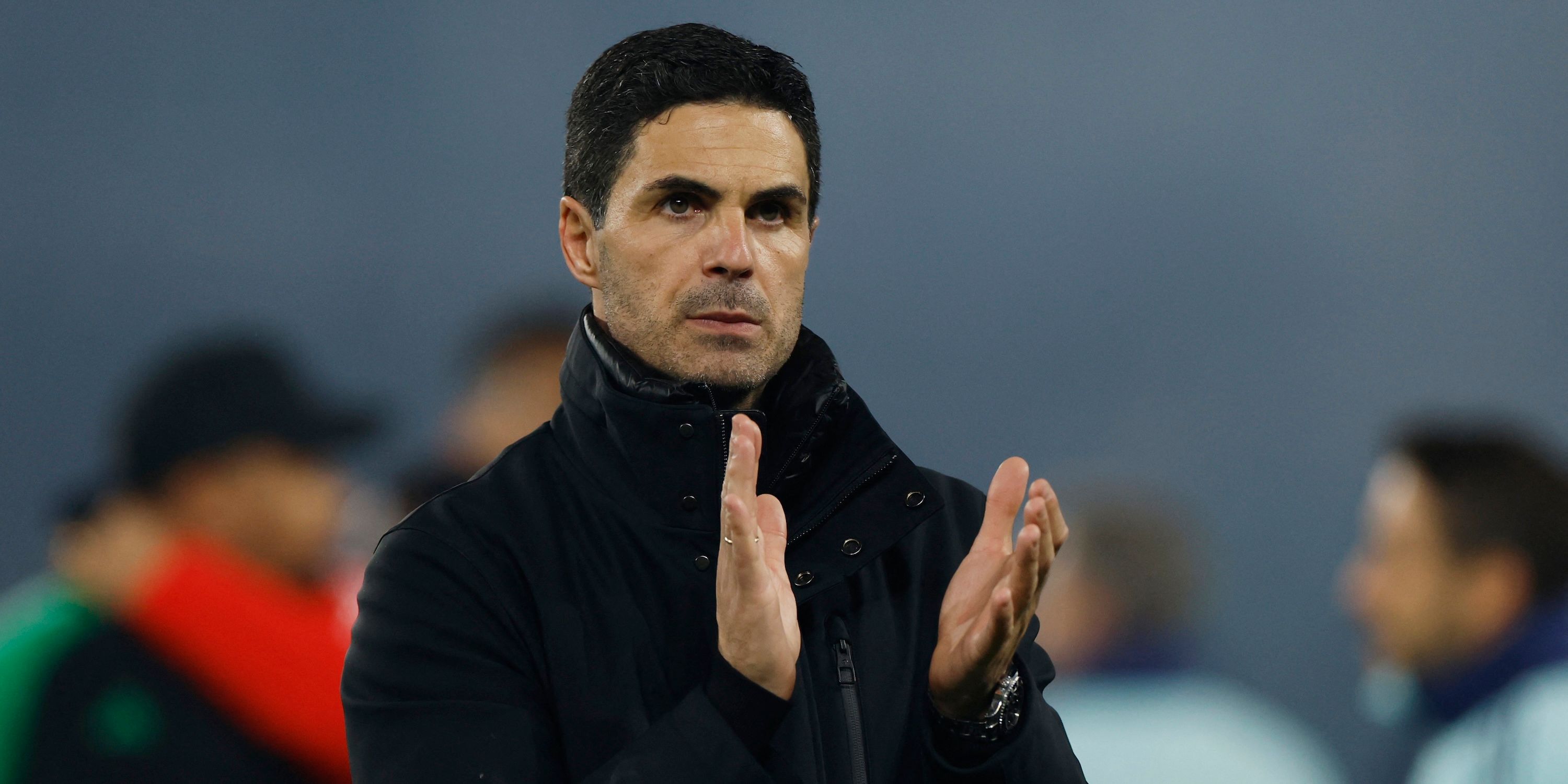 Arsenal manager Mikel Arteta looks frustrated after the game