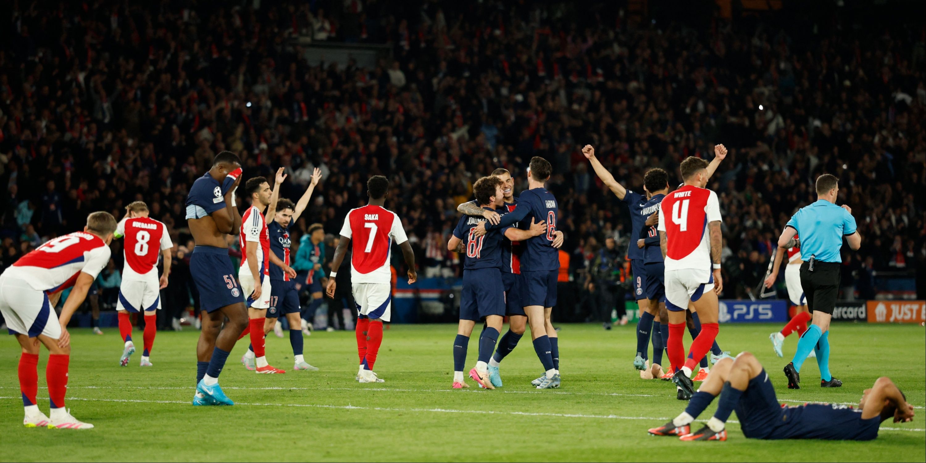 Arsenal-PSG-Saka-Ben-White-Vitinha