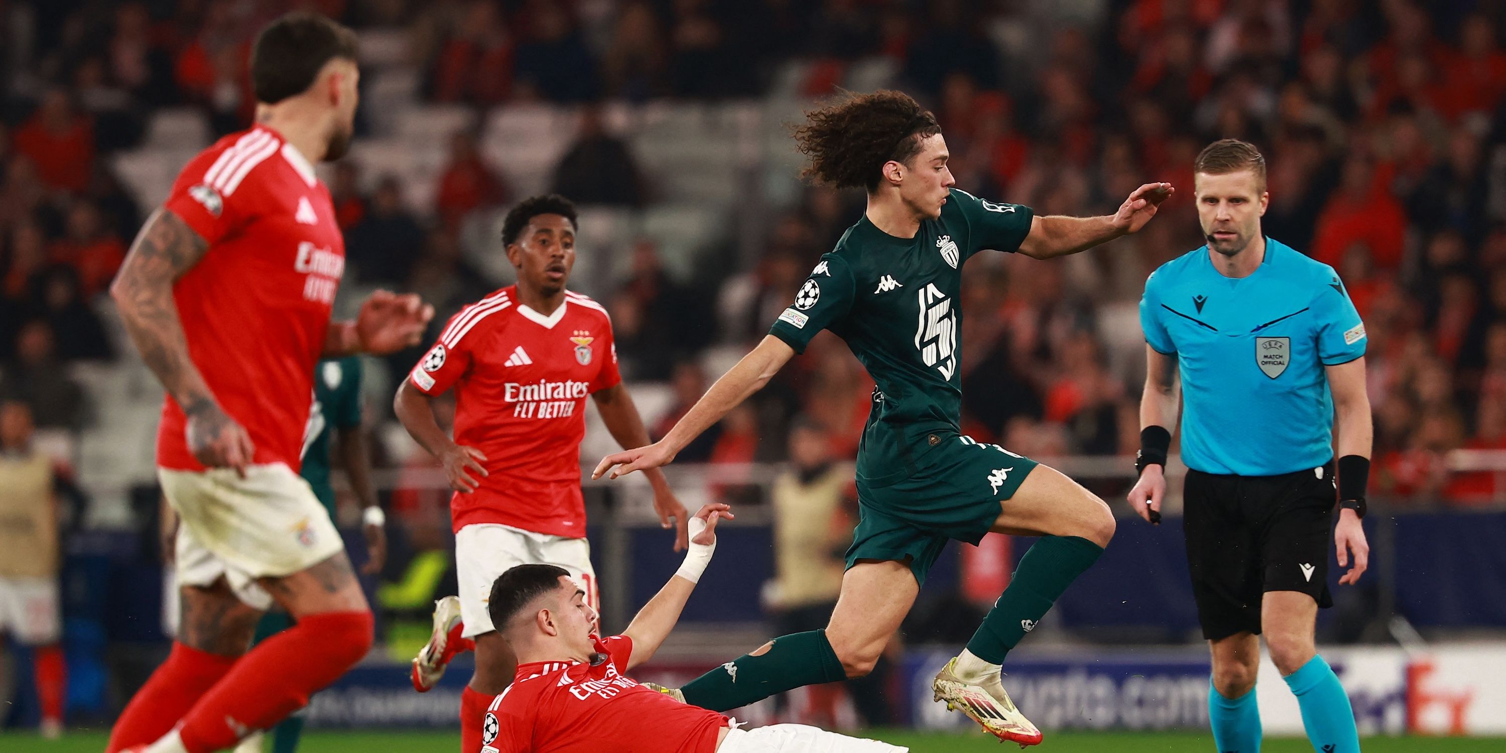 Like Maghnes Akliouche of Monaco moved with Benfica's Zeki Amdouni 
