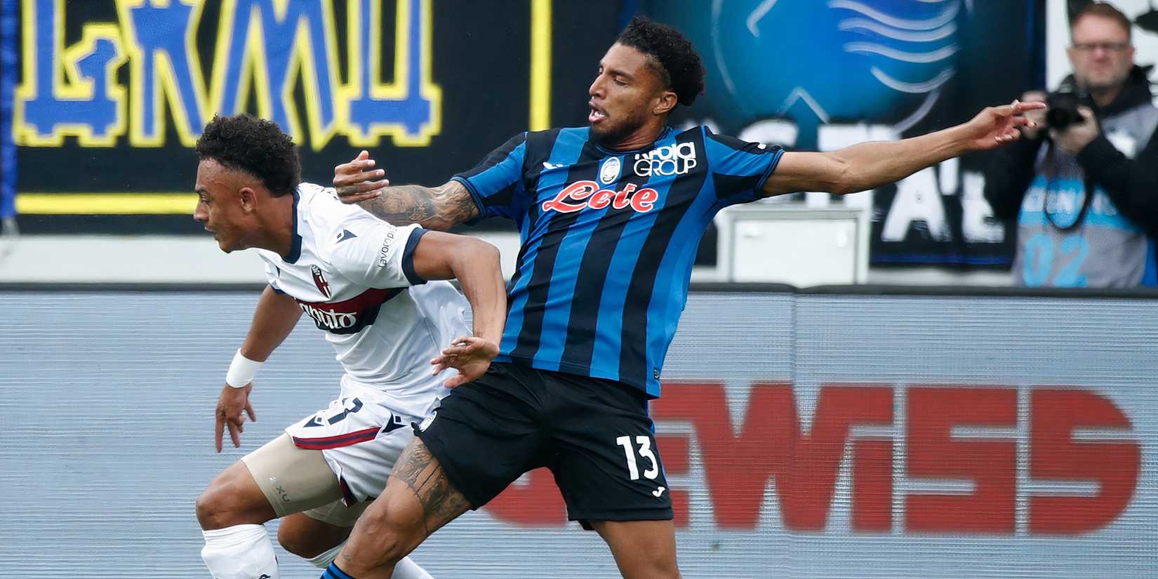 Atalanta's Ederson in action 