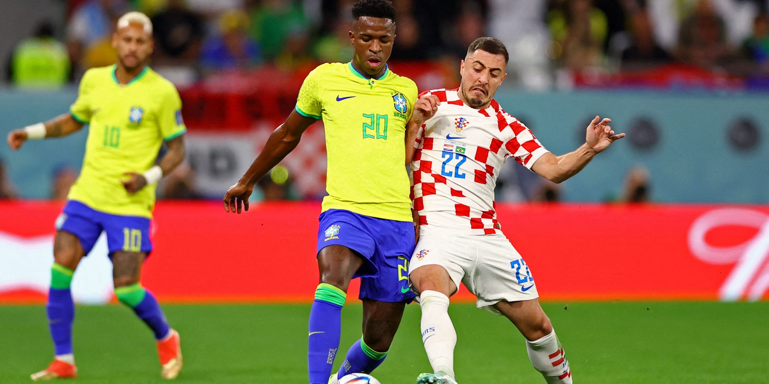 Vinicius Junior in operating with Brazilian Vinicius Josip Judanovic