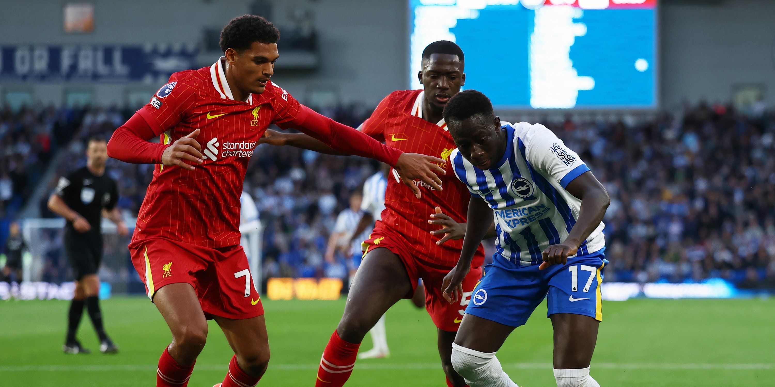 Jarell Quuansah and Ibrahima Konate for Liverpool