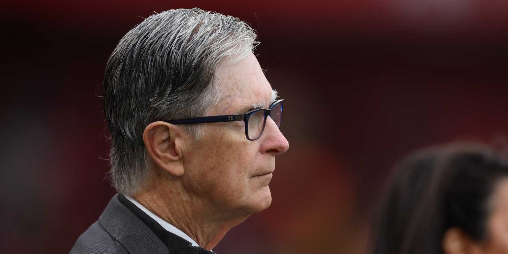 Liverpool owner John W. Henry is pictured before the match