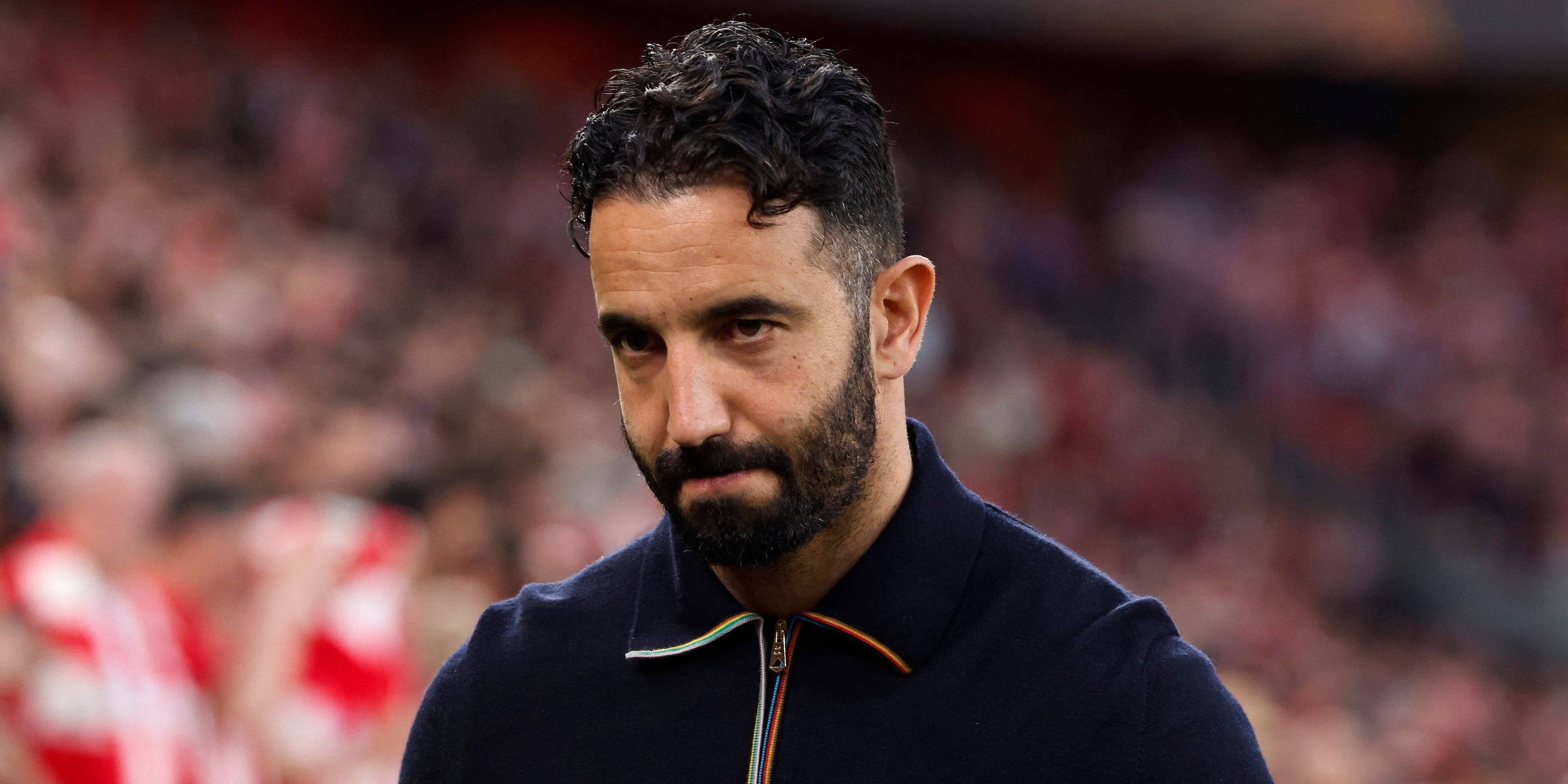 Manchester United manager Ruben Amorim before the match