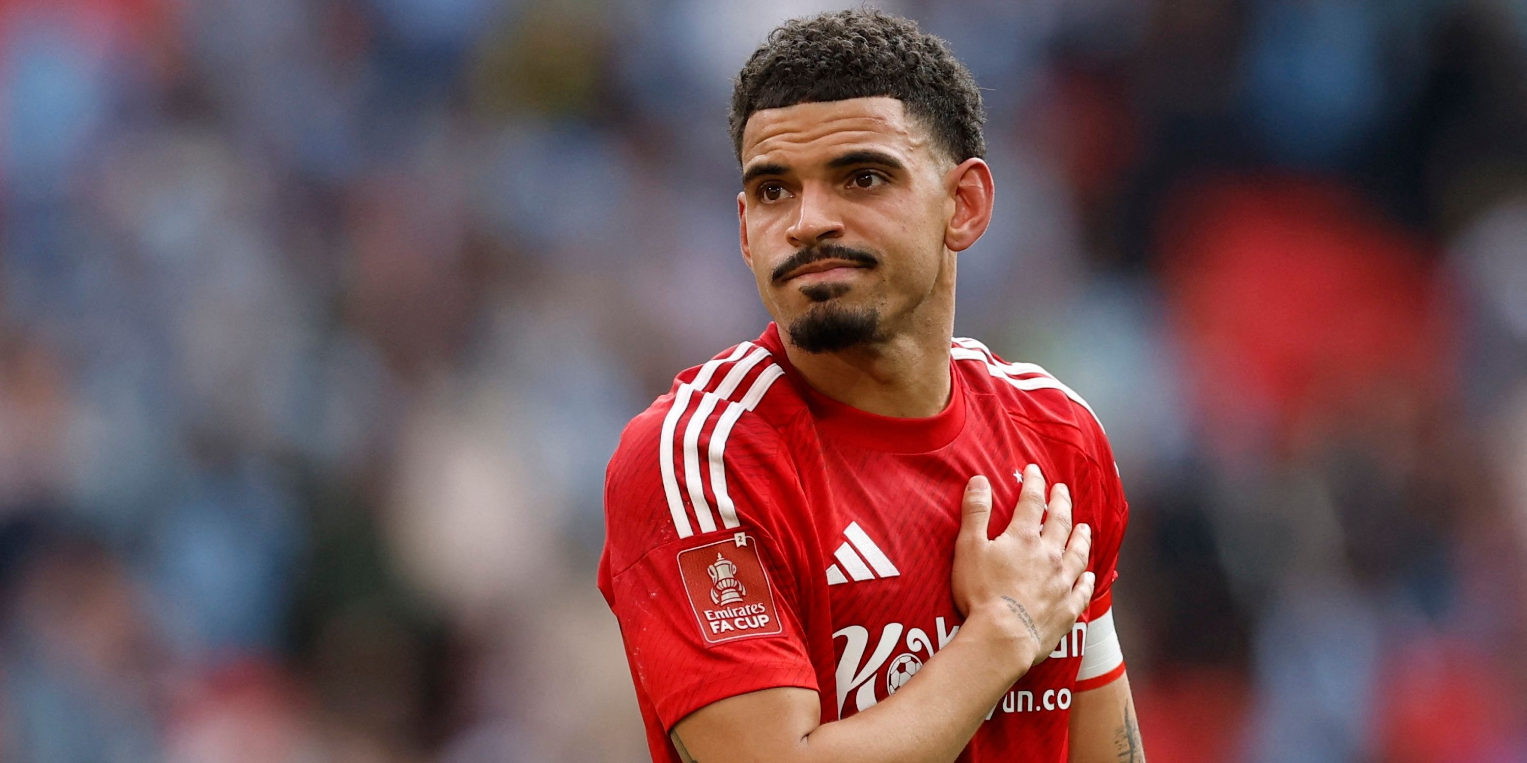 Nottingham reacts after Morgan Gibbs-White match