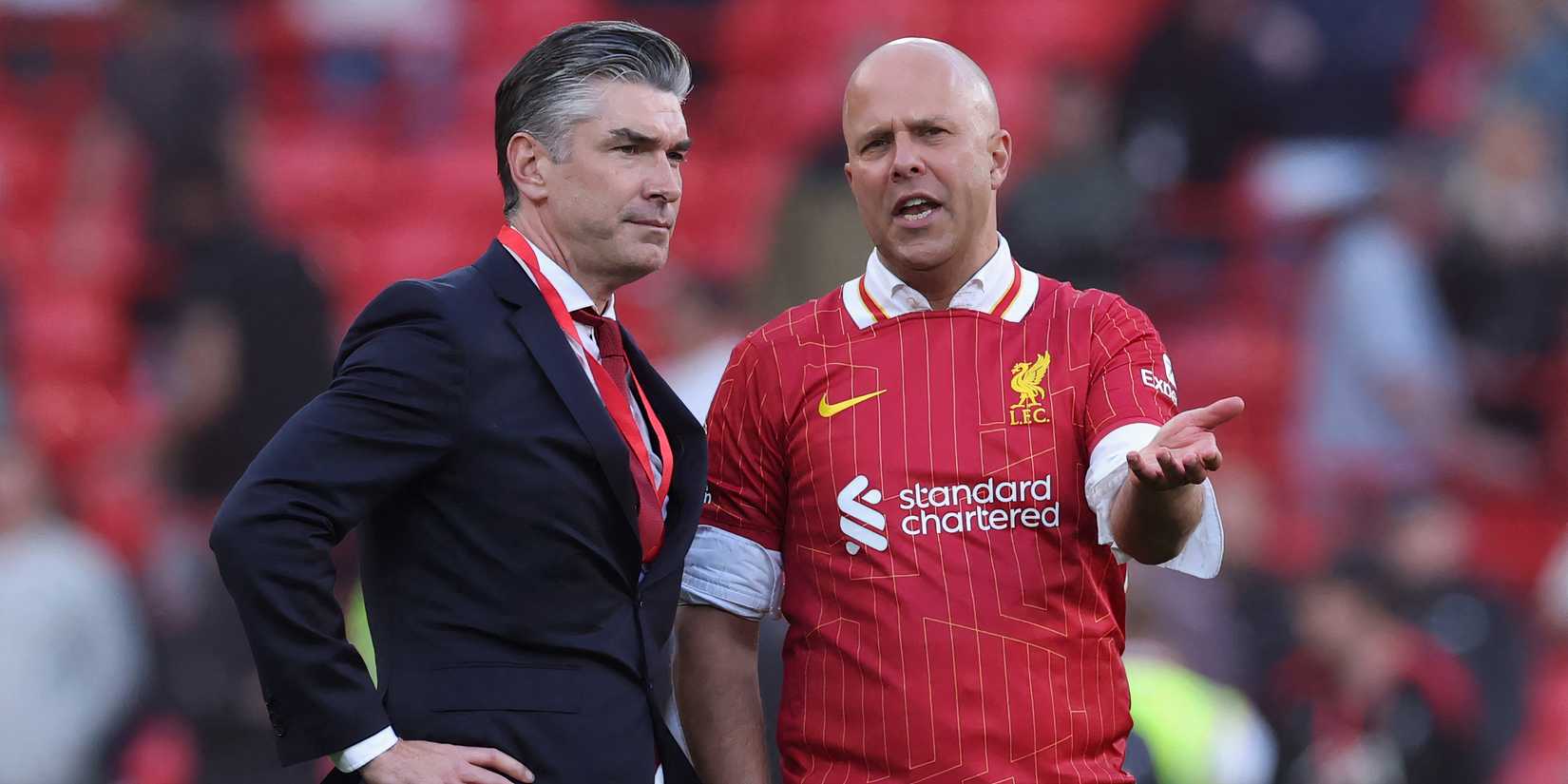 Richard Hughes and Arne slot