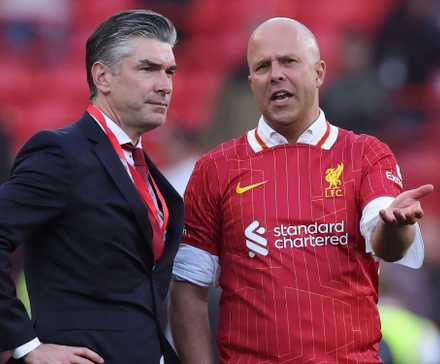 Richard Hughes and Arne Slot