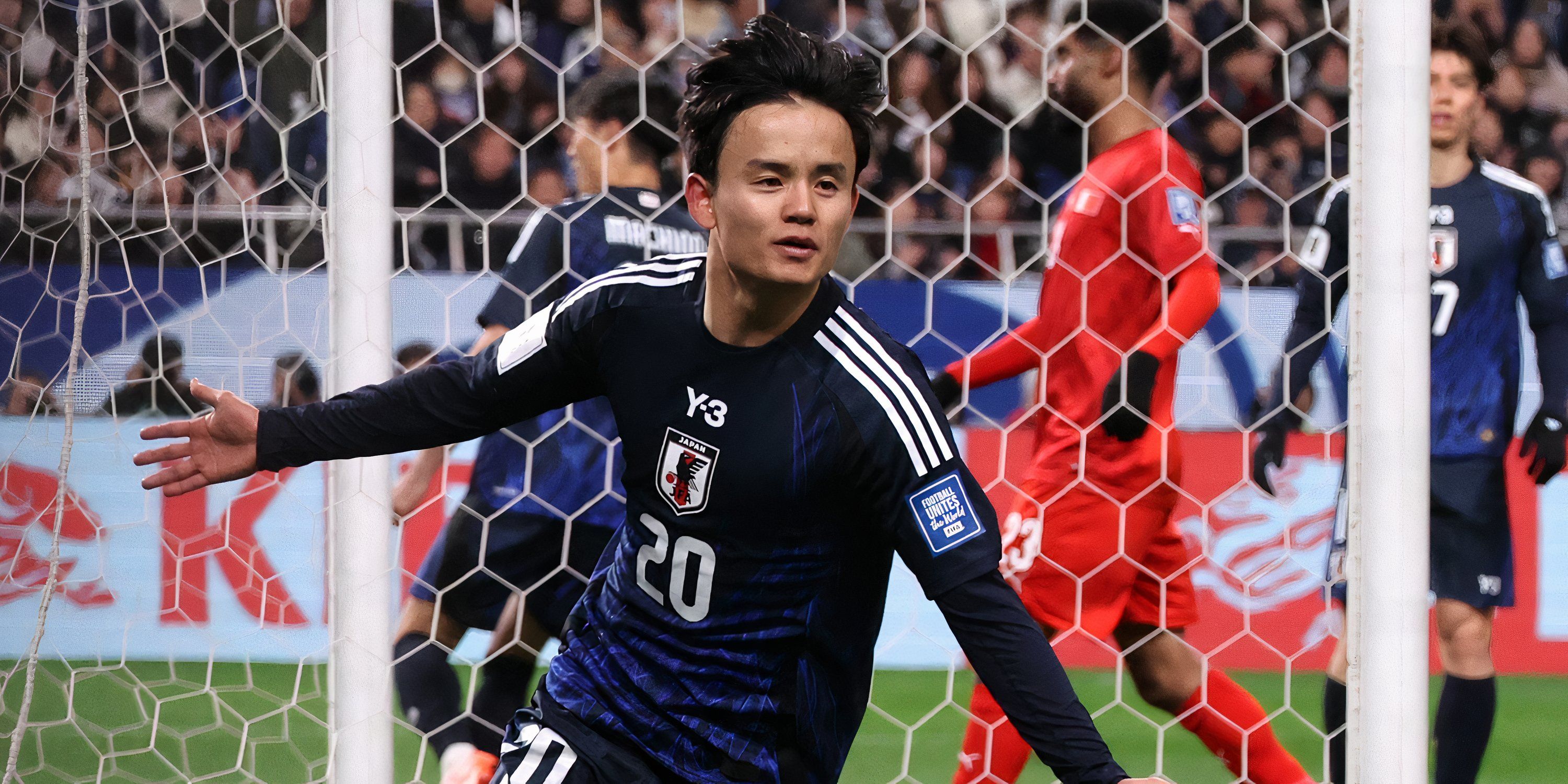Takefusa Kubo scores for Japan