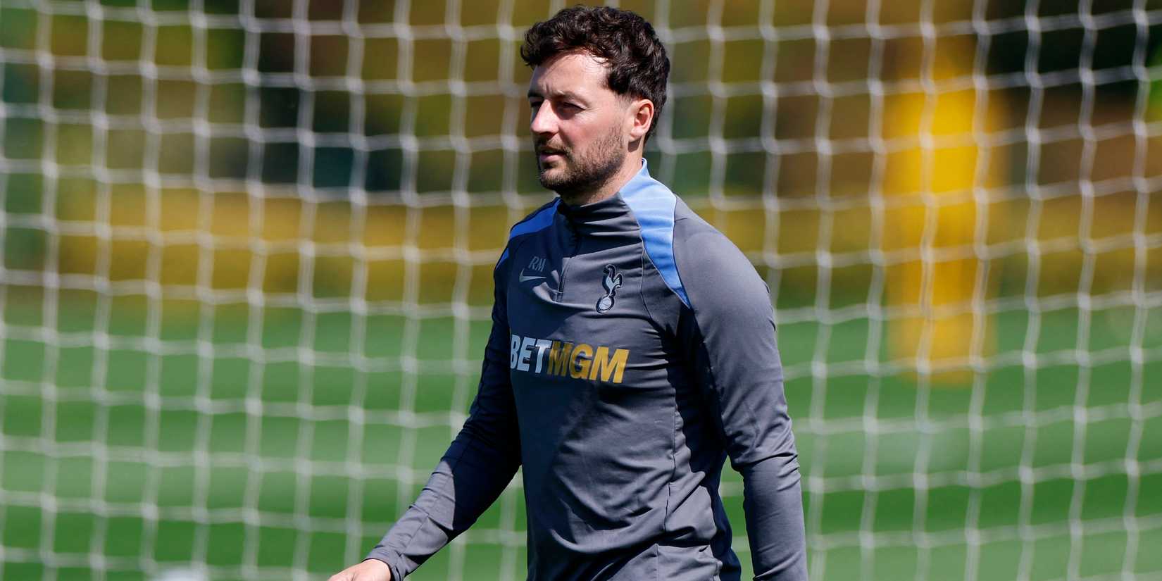 Tottenham Hotspur assistant coach Ryan Mason in training